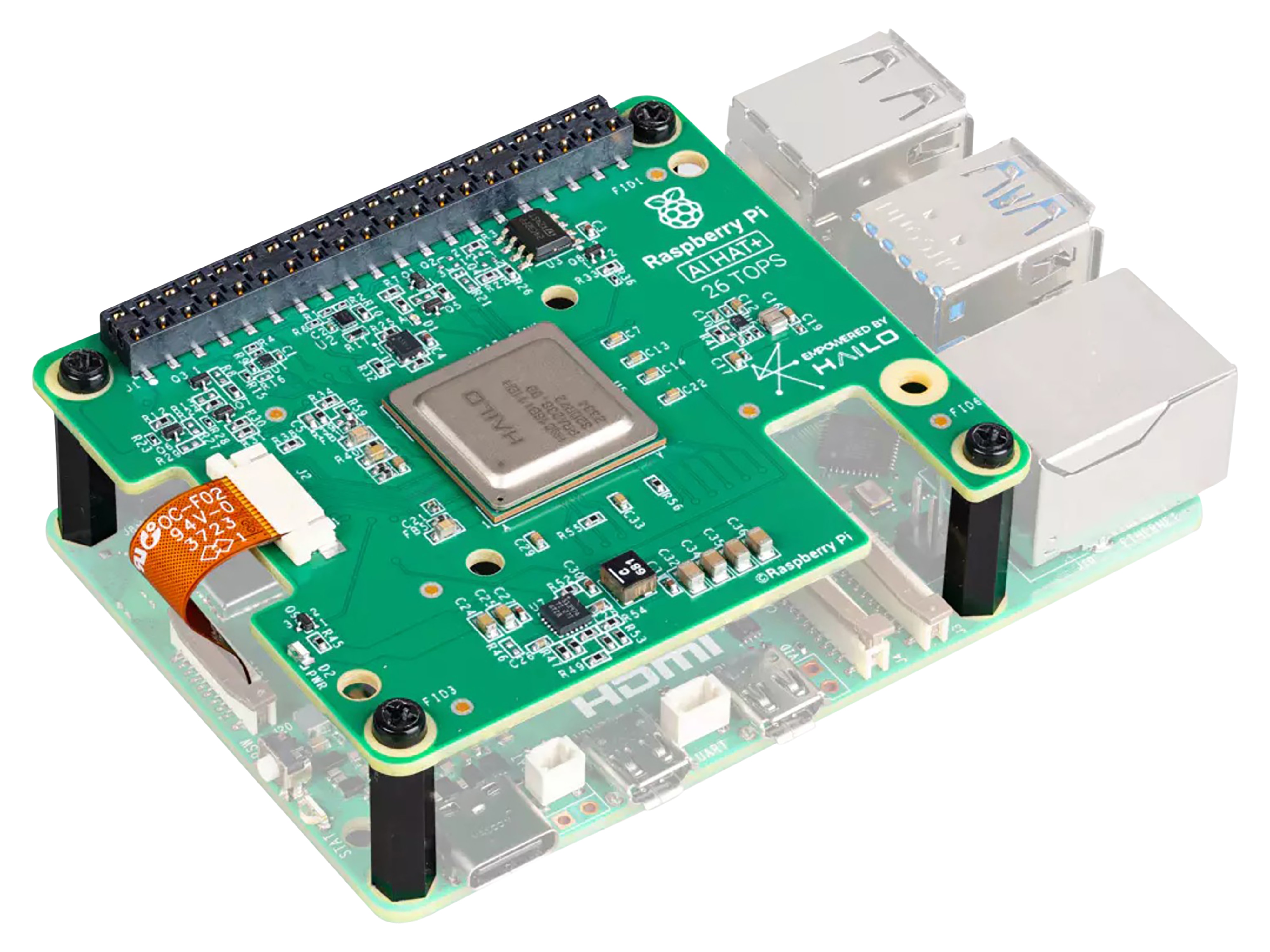 RASPBERRY PI AI-Kit, AI-HAT+, 13 Tops