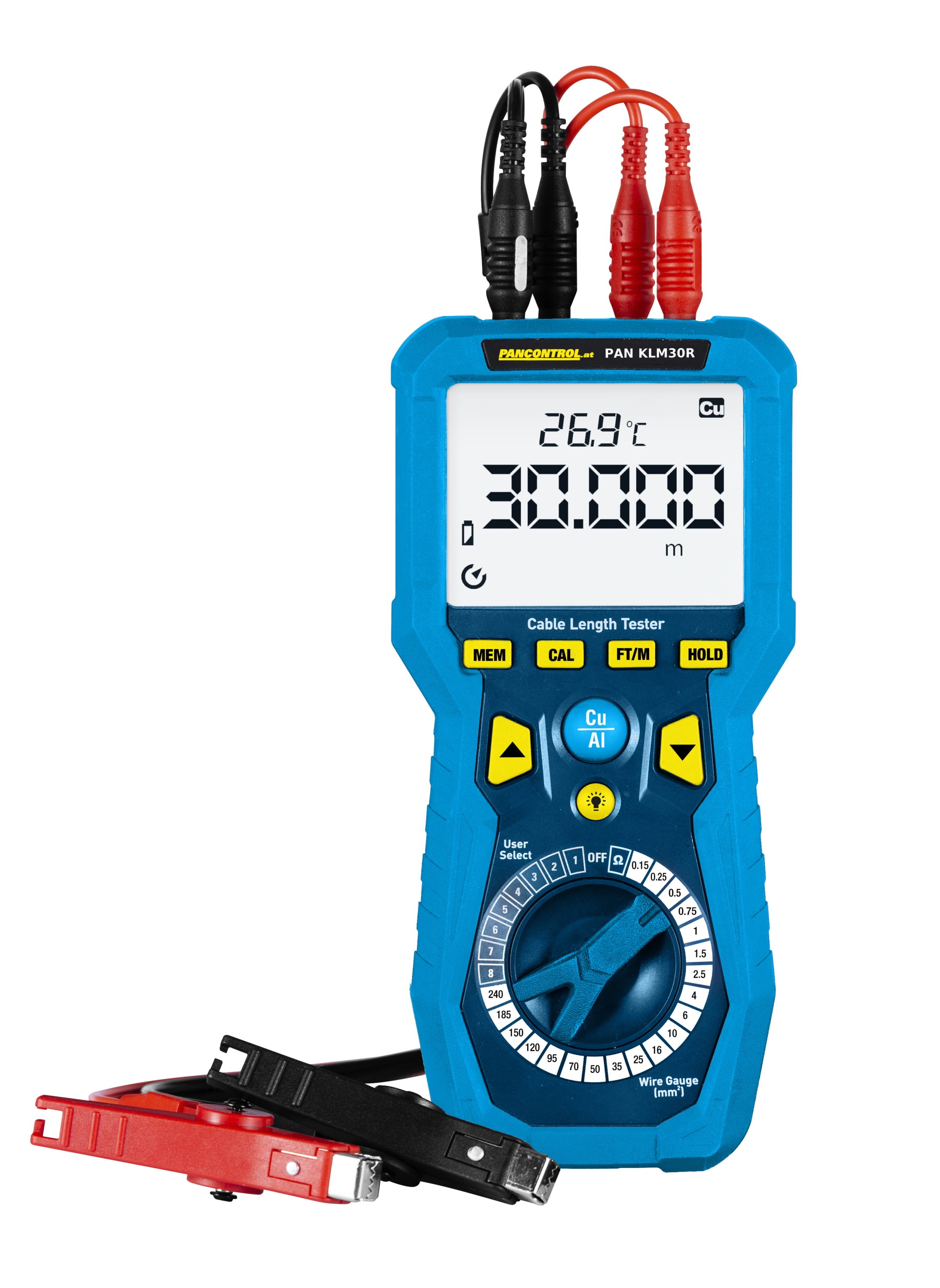 PANCONTROL Kabellängen-Messgerät KLM30R, 0,1 m - 30 km PANCONTROL Kabellängen-Messgerät KLM30R, 0,1 m - 30 km