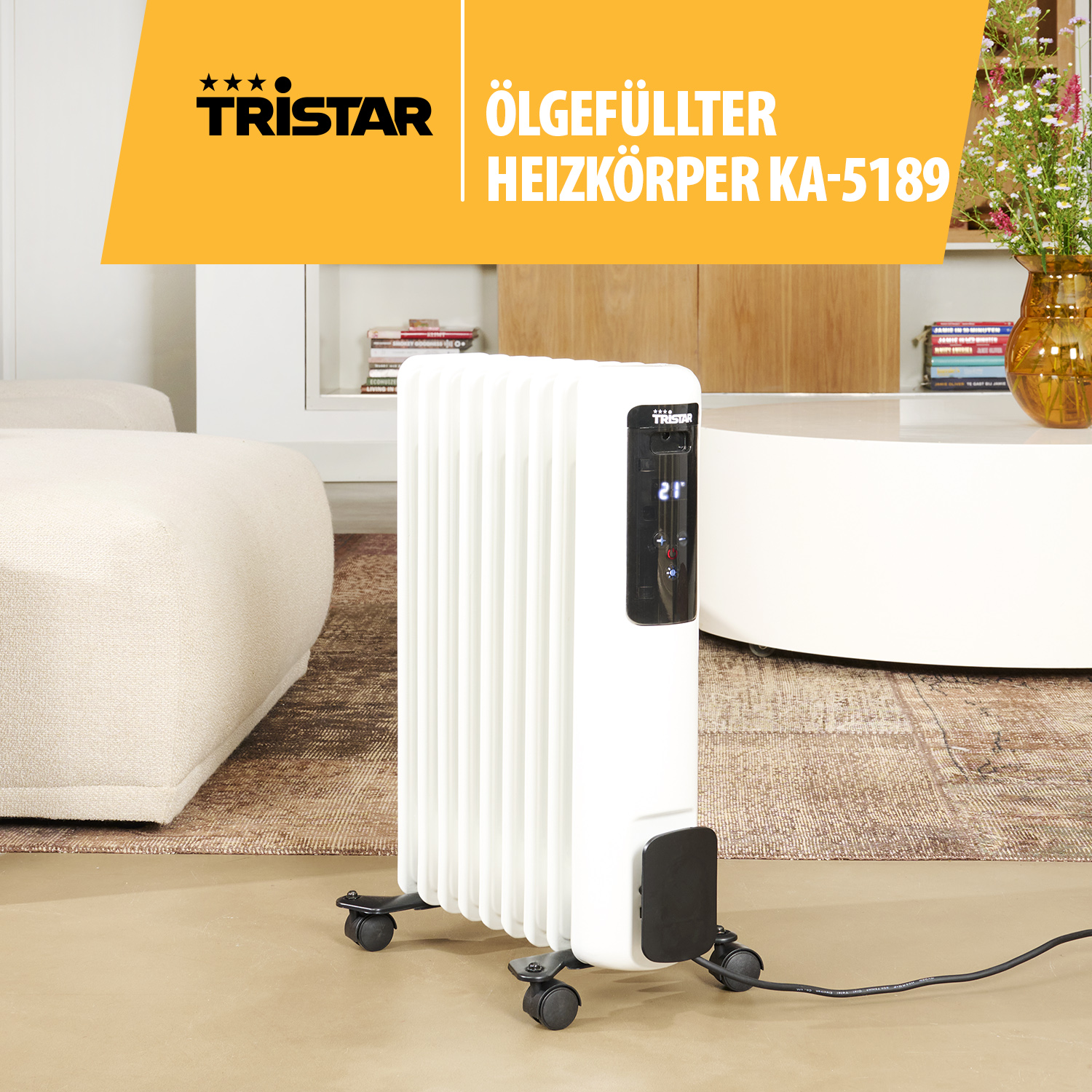 TRISTAR Ölradiator KA-5189, 2000 W TRISTAR Ölradiator KA-5189, 2000 W