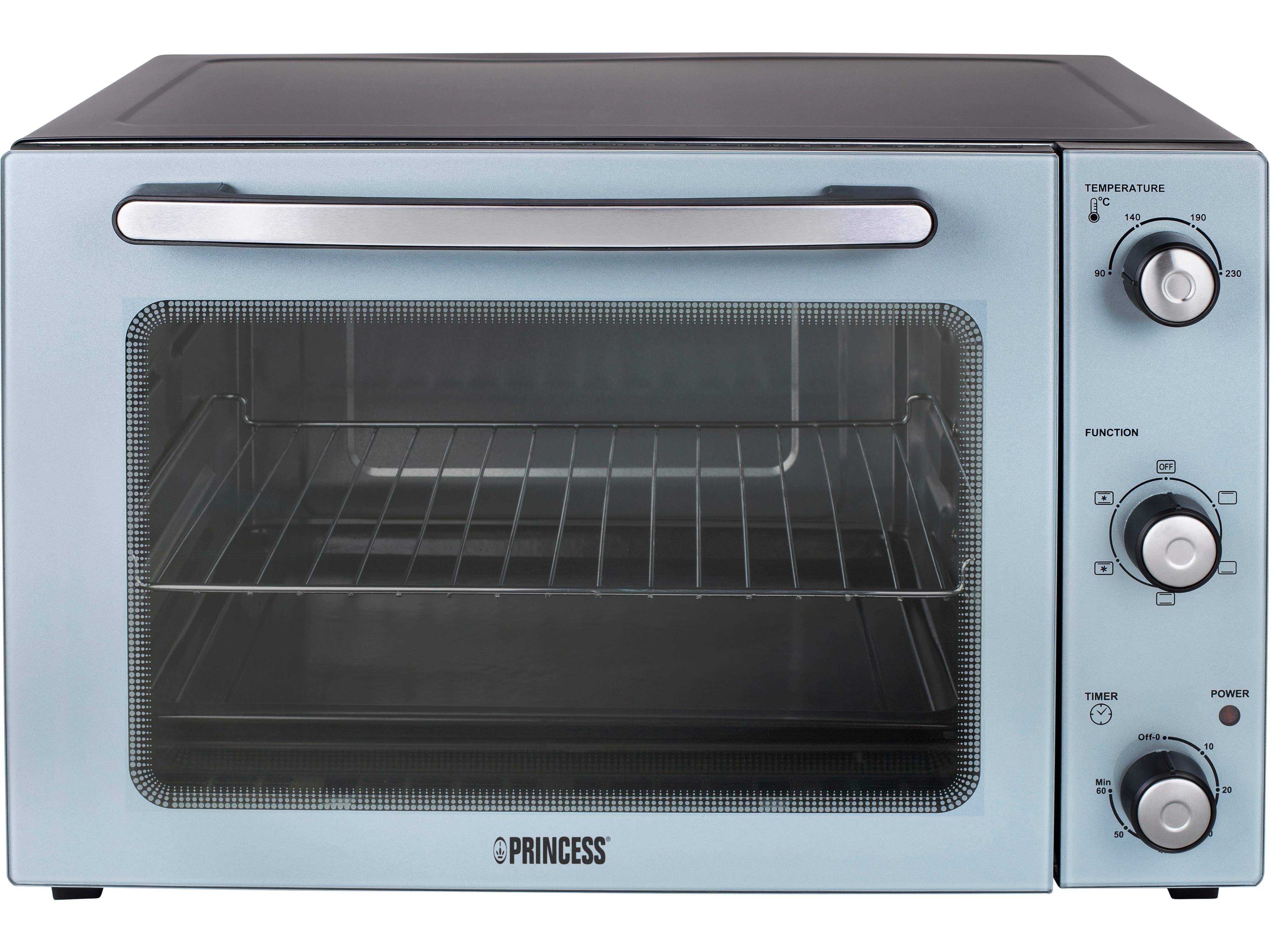 PRINCESS Mini-Backofen 01.112754.01.001, 45 L, 1800 W, Umluft, silber PRINCESS Mini-Backofen 01.112754.01.001, 45 L, 1800 W, Umluft, silber