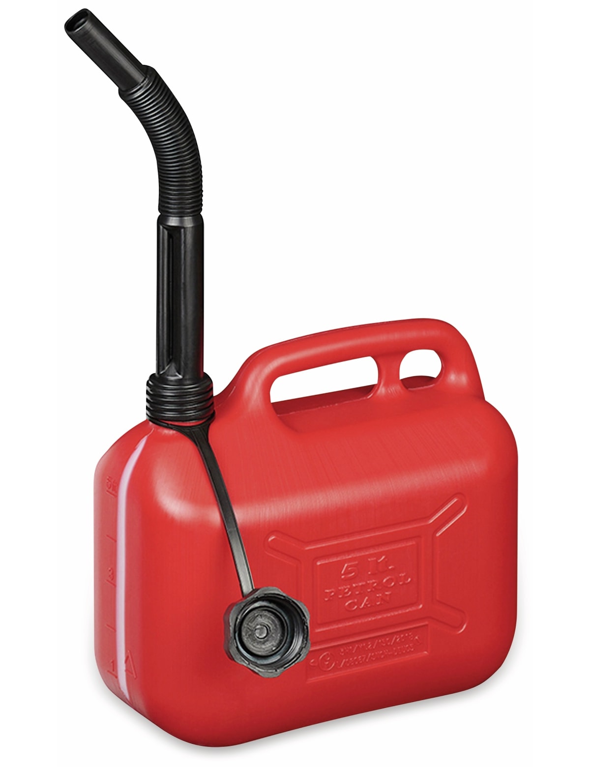 IWH Benzinkanister 5 L, rot, mit Füllstandsanzeige IWH Benzinkanister 5 L, rot, mit Füllstandsanzeige