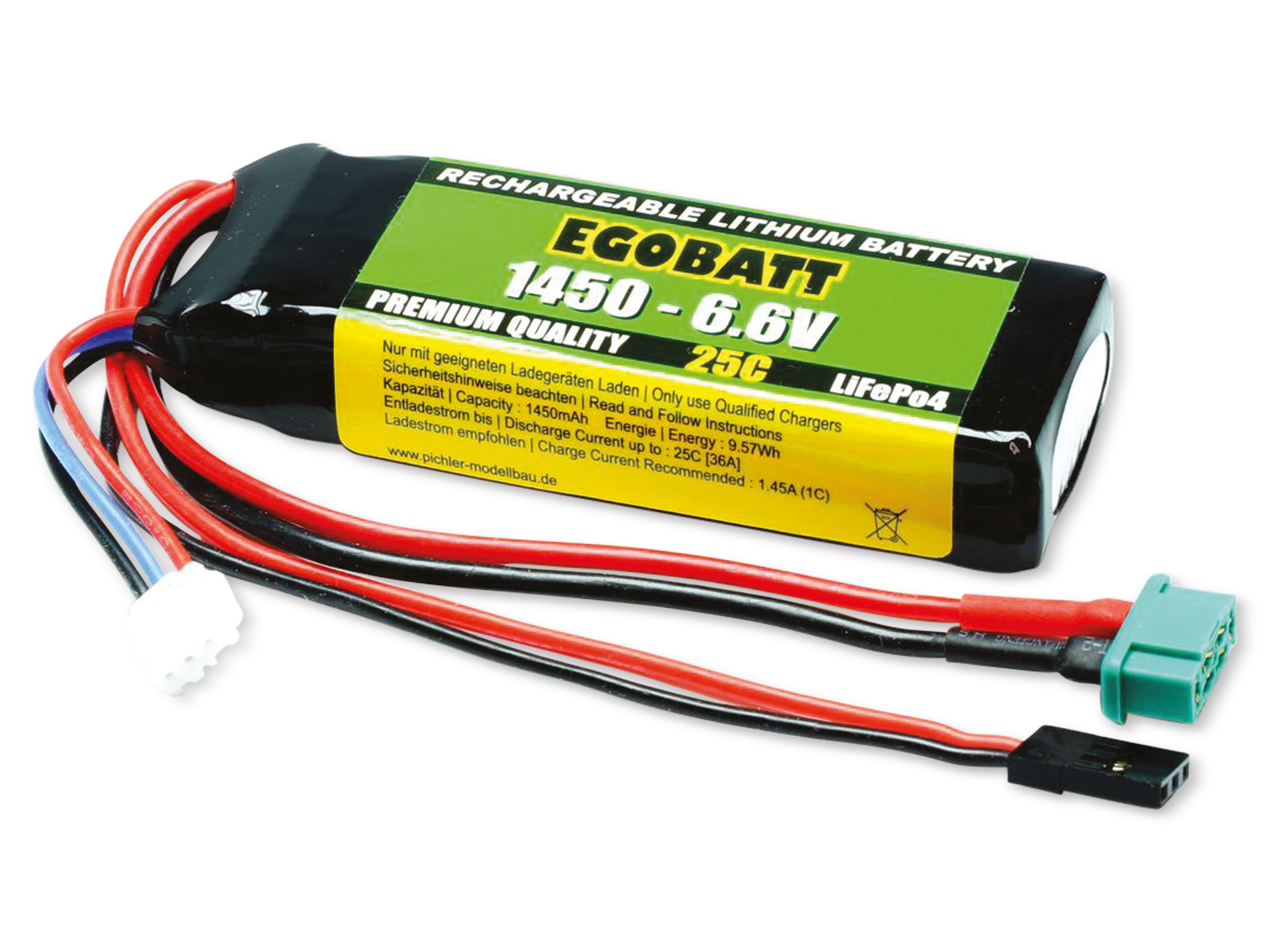 PICHLER LiFe Akku EGOBATT 1450 - 6.6V (25C) PICHLER LiFe Akku EGOBATT 1450 - 6.6V (25C)