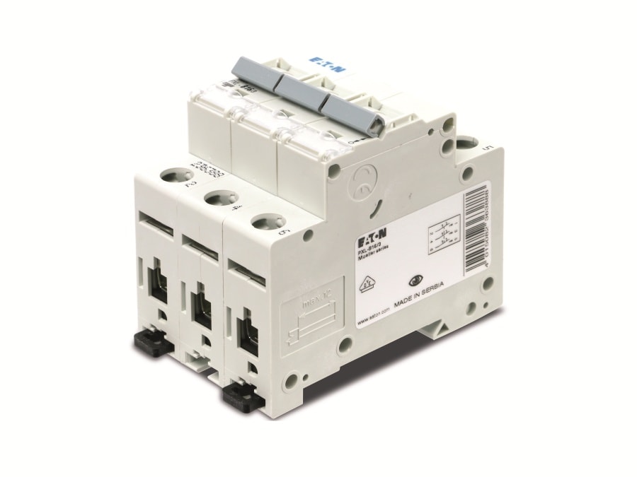 EATON Leitungsschutzschalter PXL-B16/3, B, 16 A, 3-polig EATON Leitungsschutzschalter PXL-B16/3, B, 16 A, 3-polig