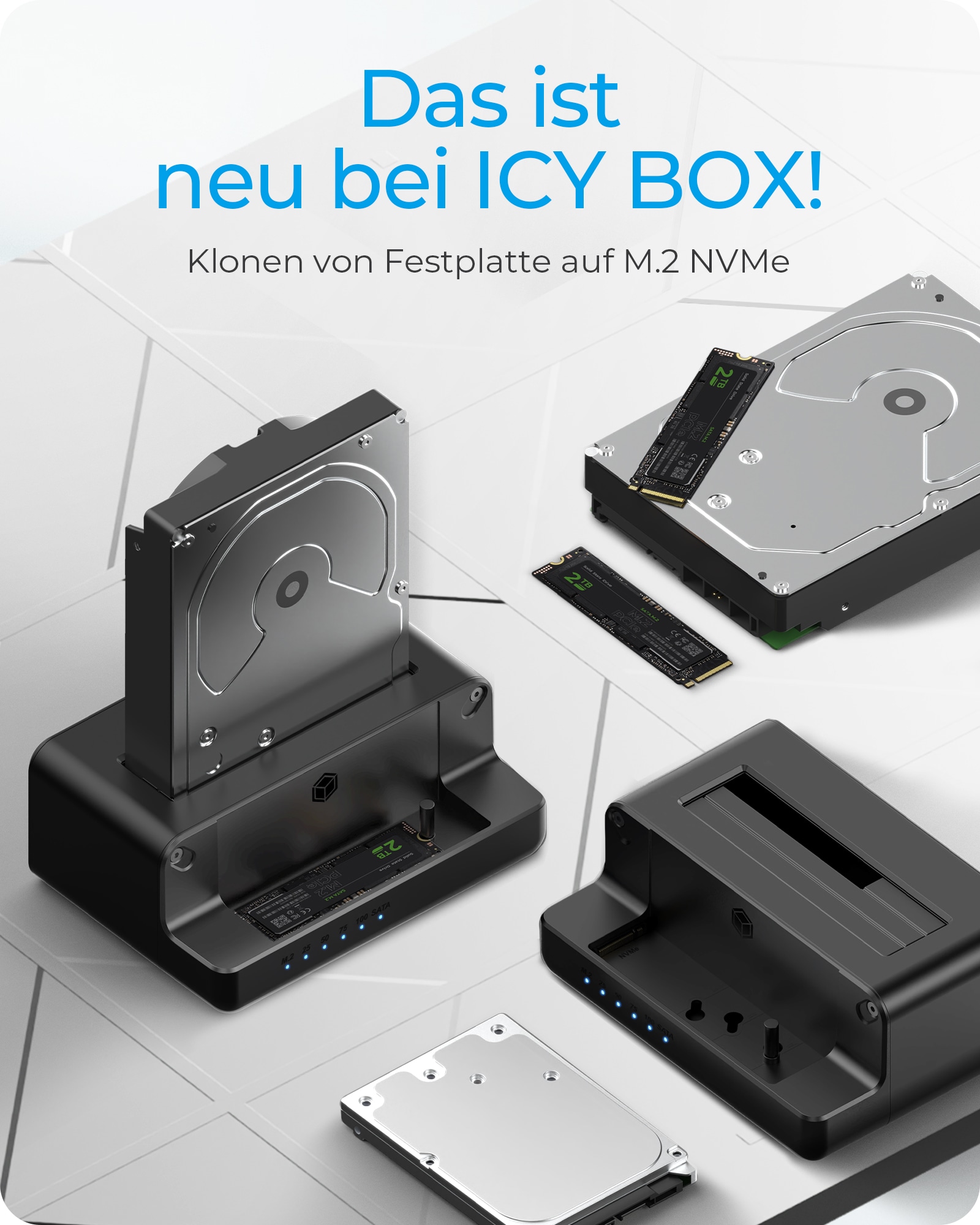 ICY BOX Docking & Klonstation IB-2924MSCL-C31 ICY BOX Docking & Klonstation IB-2924MSCL-C31