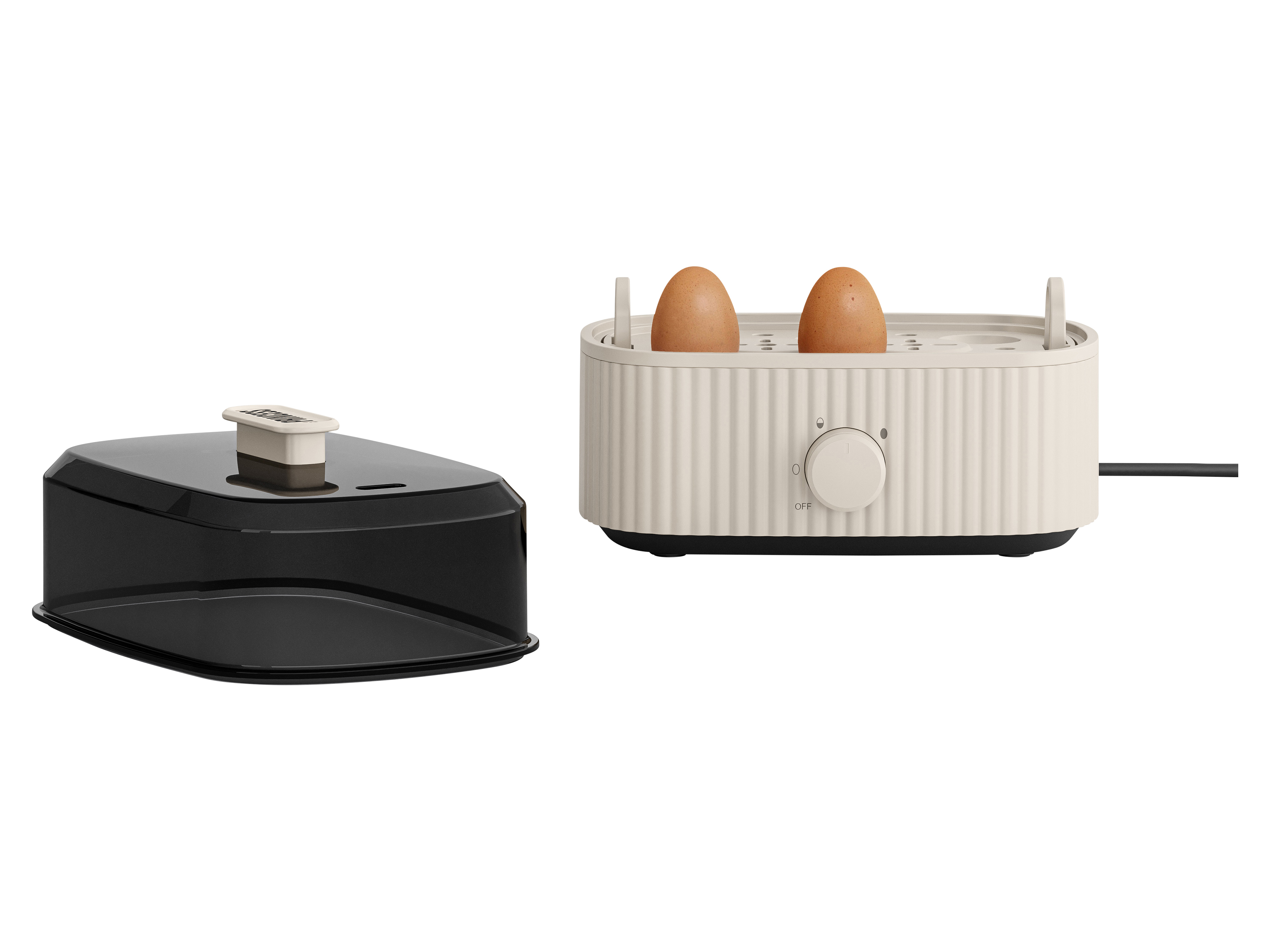 PRINCESS Eierkocher Wave, 6 Eier, inklusive Messbecher, 300W, beige PRINCESS Eierkocher Wave, 6 Eier, inklusive Messbecher, 300W, beige