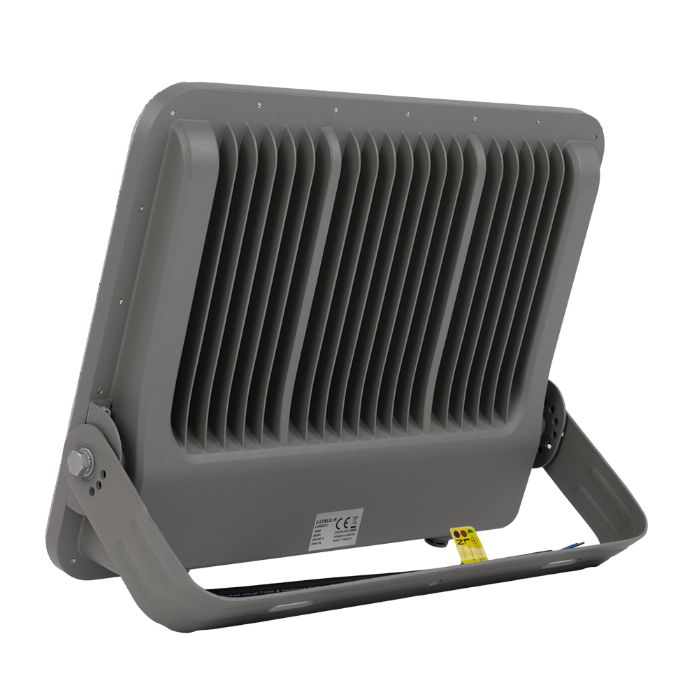 LUXULA LED-Fluter, EEK: E, 300W, 37500lm, 4000K, IP65, grau