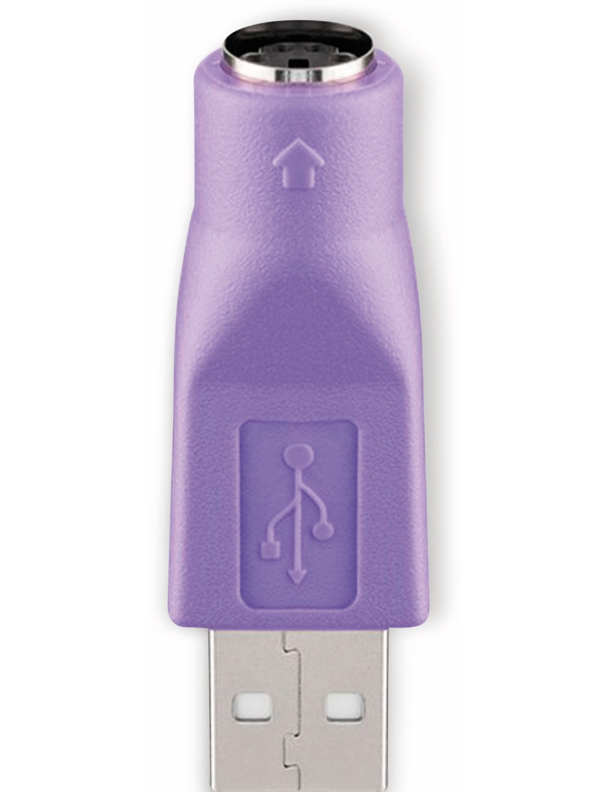 GOOBAY USB Adapter 68918, Typ A auf Mini-DIN 6, violett GOOBAY USB Adapter 68918, Typ A auf Mini-DIN 6, violett