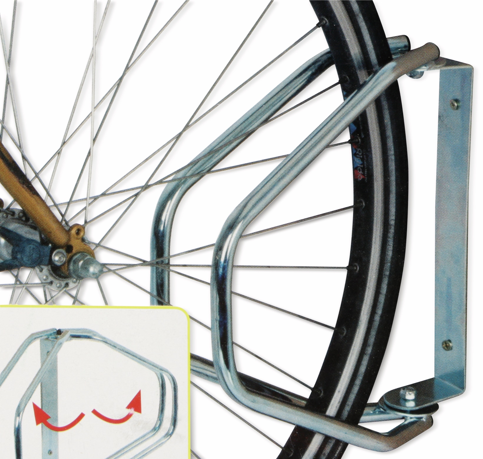 DUNLOP Fahrrad-Wandhalter, schwenkbar DUNLOP Fahrrad-Wandhalter, schwenkbar