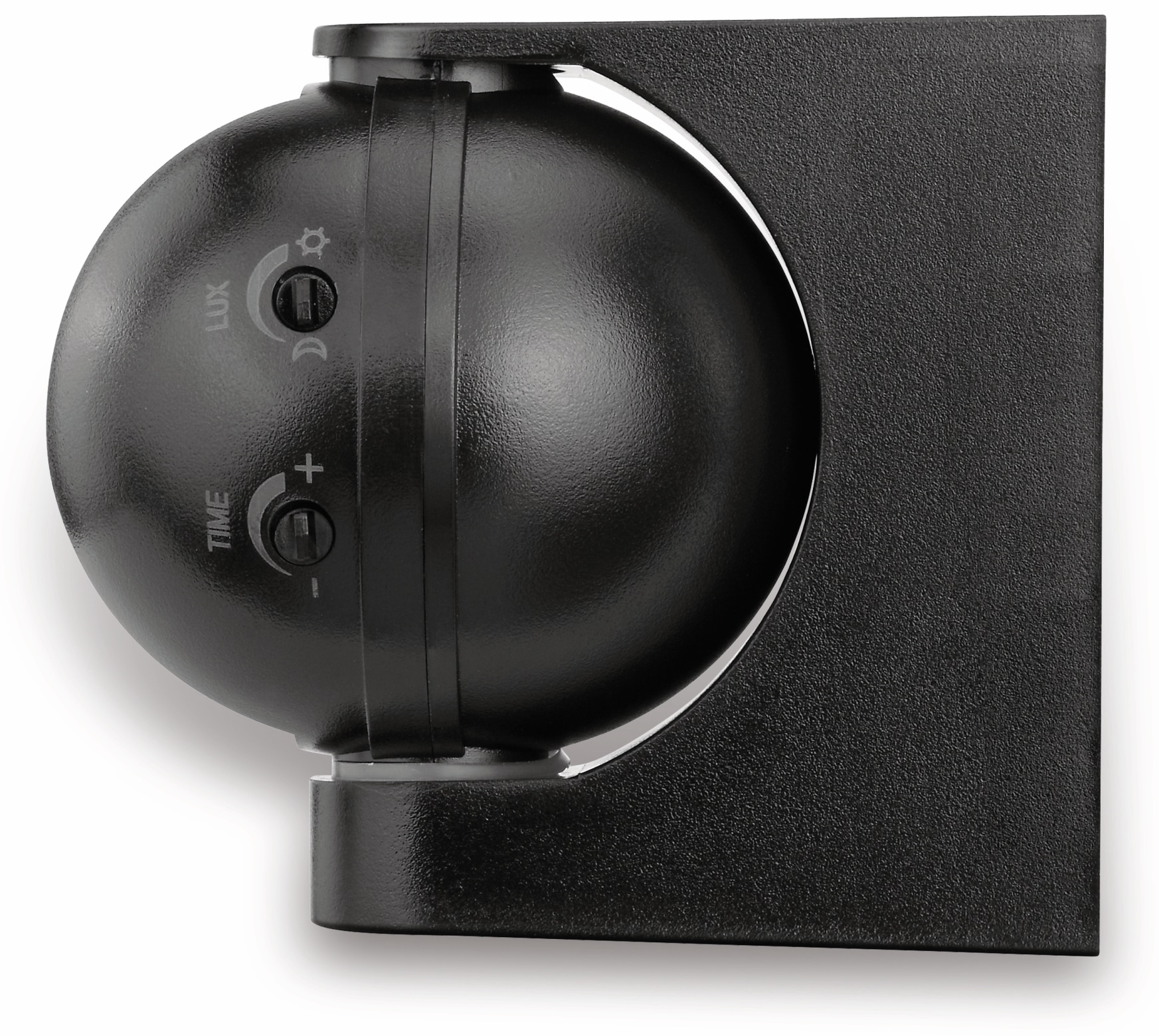 SONERO Bewegungsmelder X-IMS011, 180°, IP44, schwenkbar, schwarz SONERO Bewegungsmelder X-IMS011, 180°, IP44, schwenkbar, schwarz