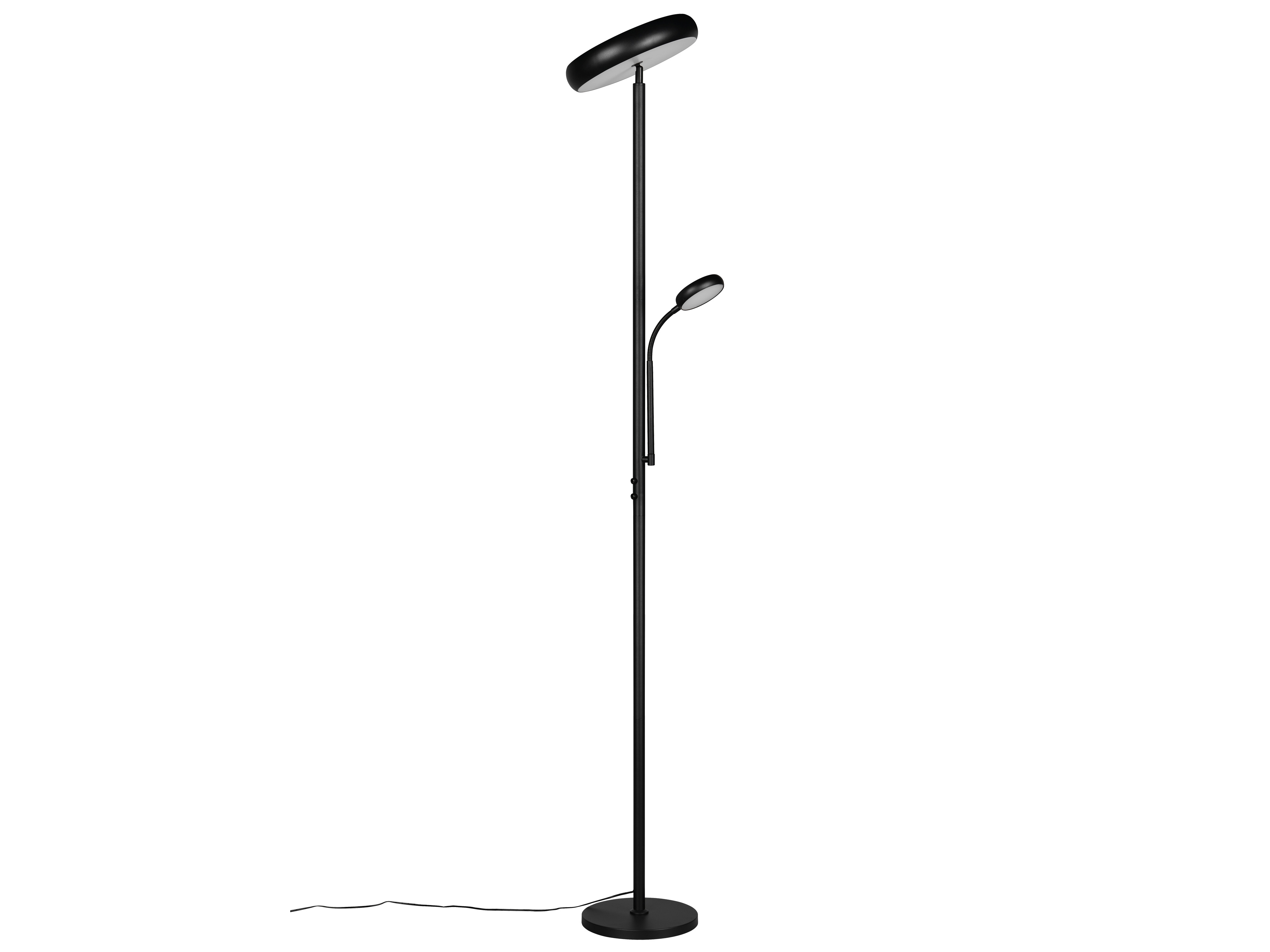 REALITY LED-Stehleuchte Palermo R45741132, 23W, 3000... 6500K, 2500lm, CCT, IP20, schwarz REALITY LED-Stehleuchte Palermo R45741132, 23W, 3000... 6500K, 2500lm, CCT, IP20, schwarz
