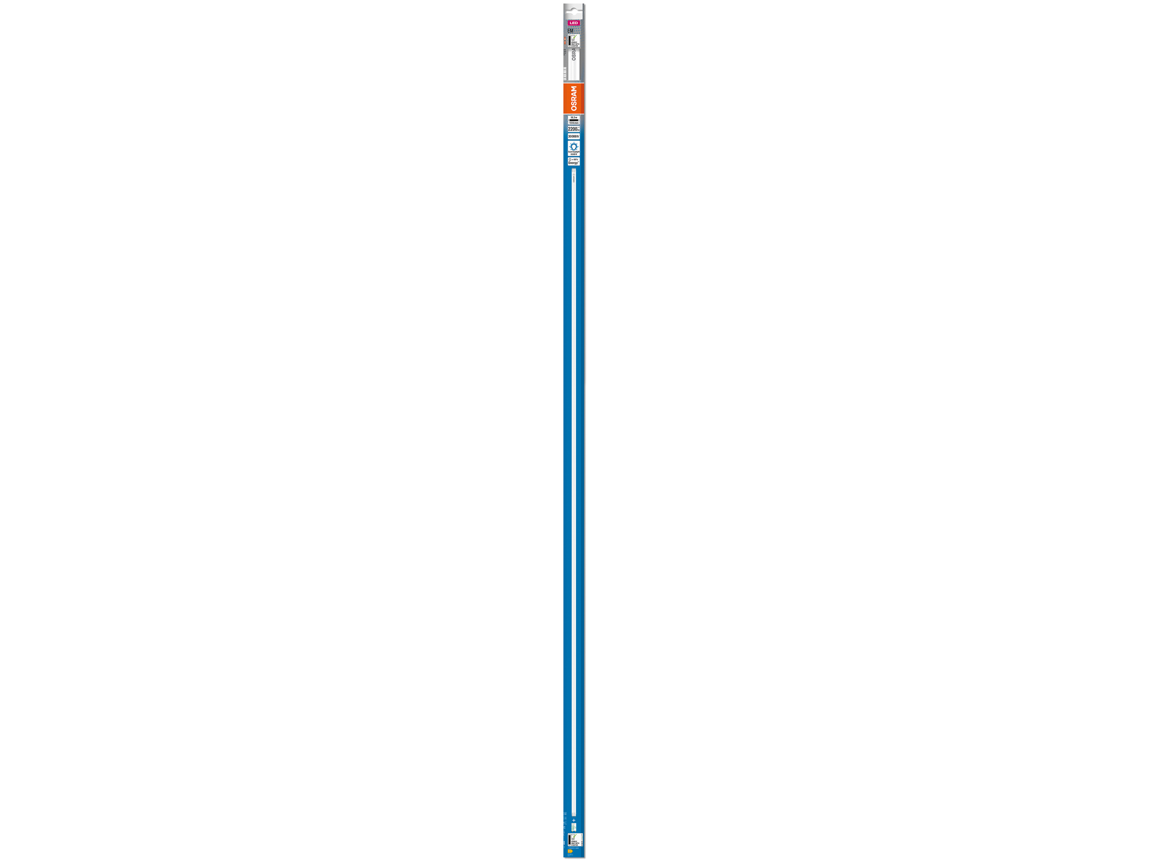 OSRAM LED-Röhre, T8, 1500mm, G13, EEK: E, 18,3W, 2200lm, 6500K, PC OSRAM LED-Röhre, T8, 1500mm, G13, EEK: E, 18,3W, 2200lm, 6500K, PC