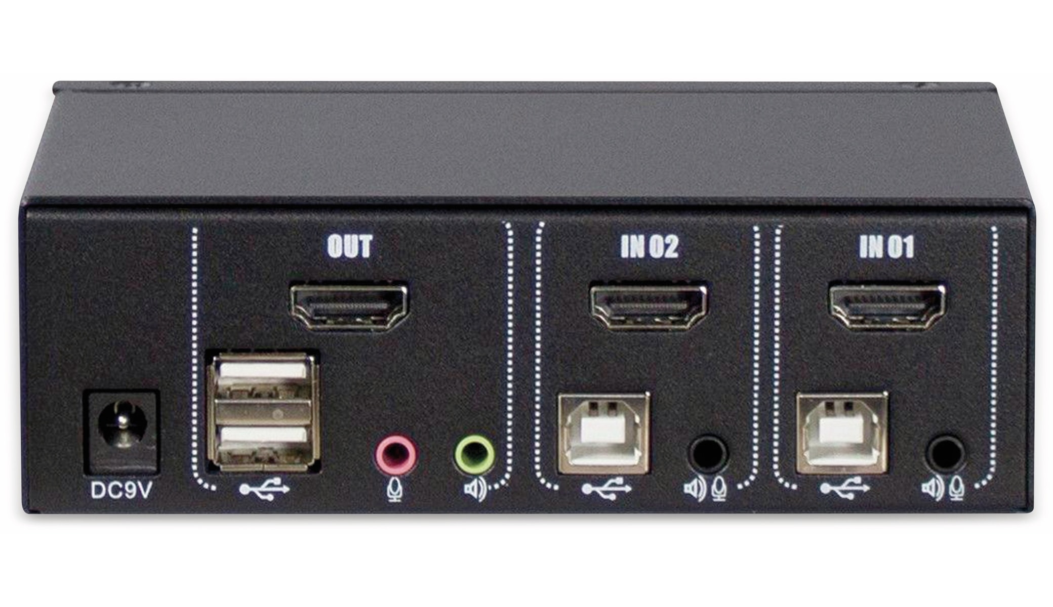 INTER-TECH KVM-Switch AS-21HA, HDMI, Metall, 2 Ports INTER-TECH KVM-Switch AS-21HA, HDMI, Metall, 2 Ports