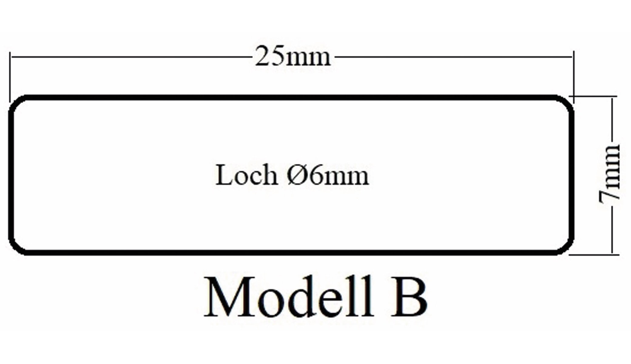 Laufrolle, Ø 25mm, Breite 7mm, Loch Ø 6 mm Laufrolle, Ø 25mm, Breite 7mm, Loch Ø 6 mm
