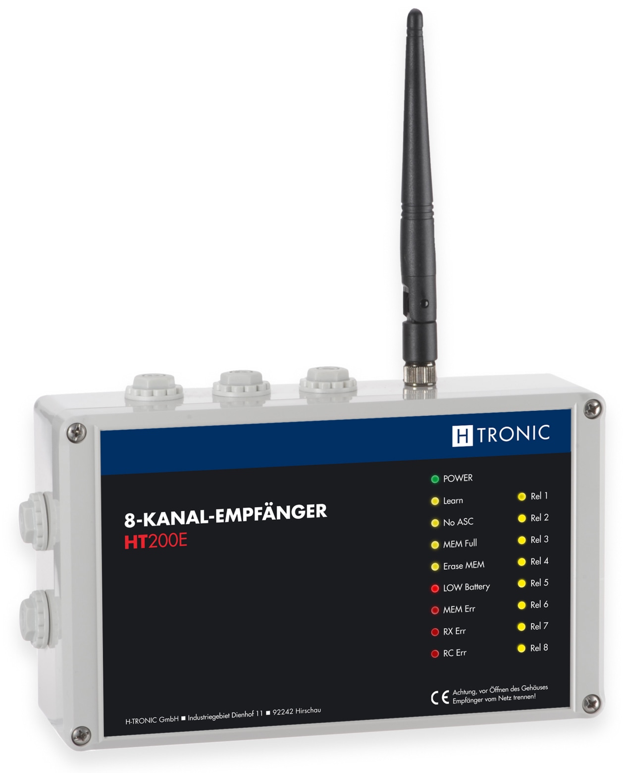 H-TRONIC Funk-Empfänger HT200E, 8-Kanal H-TRONIC Funk-Empfänger HT200E, 8-Kanal