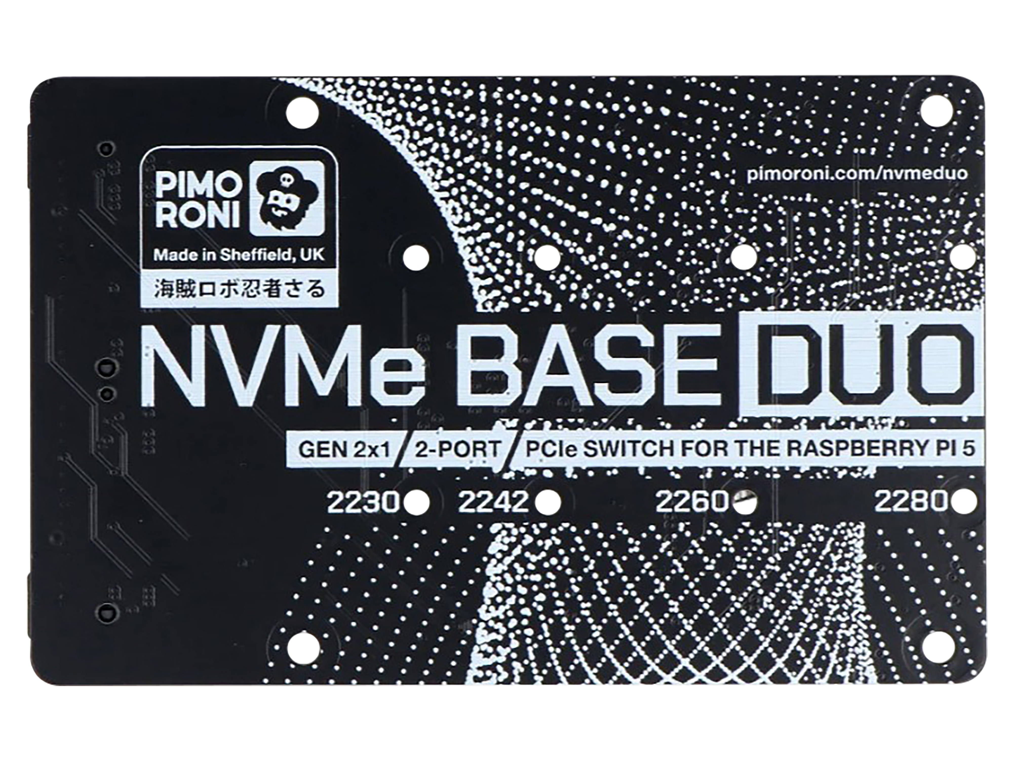 PIMORONI Dual NVMe base für Raspberry Pi 5 PIMORONI Dual NVMe base für Raspberry Pi 5