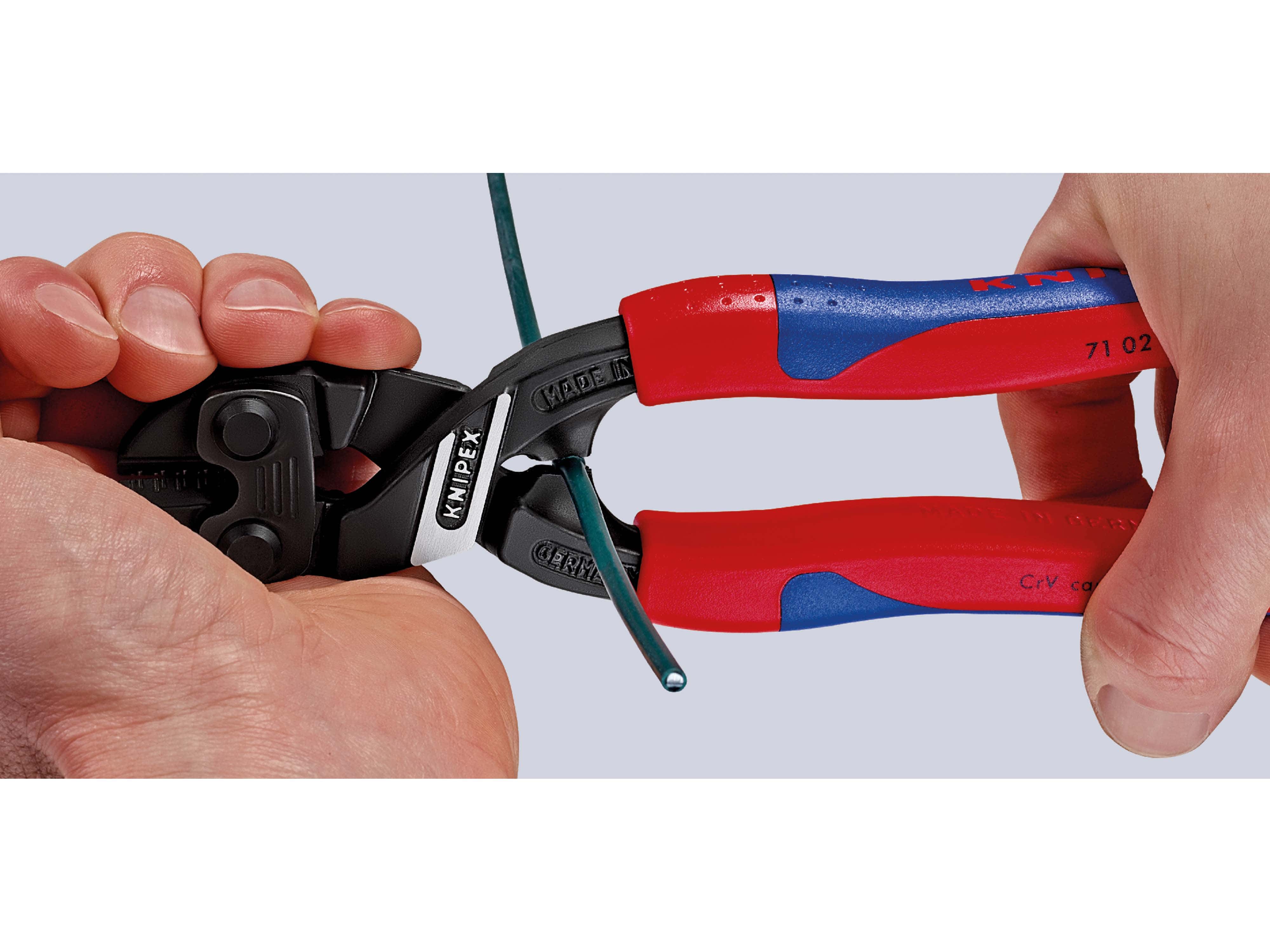 KNIPEX Kompakt-Bolzenschneider, CoBolt®, 200 mm, 71 02 200 KNIPEX Kompakt-Bolzenschneider, CoBolt®, 200 mm, 71 02 200