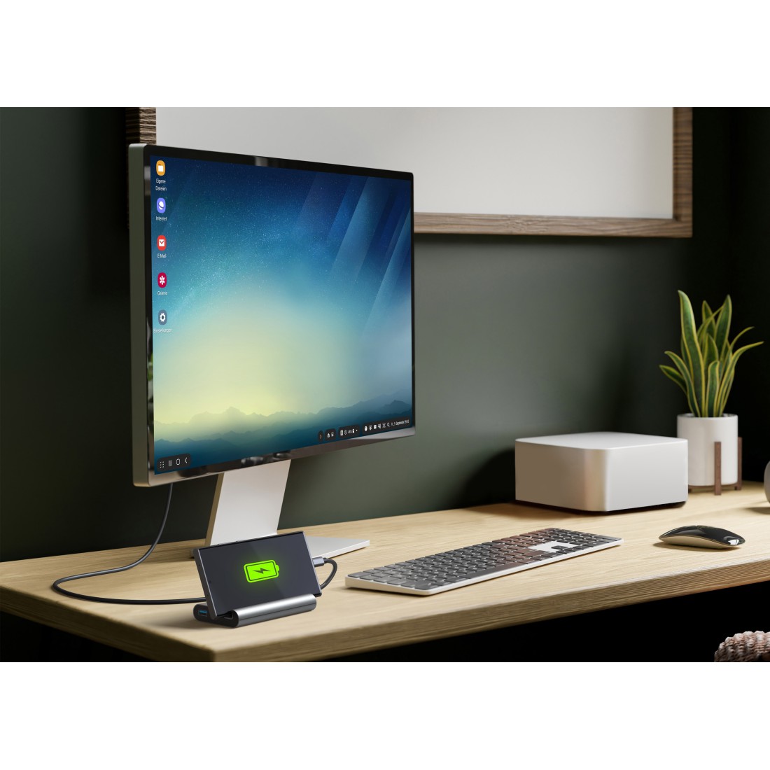 HAMA USB-C-Hub "Connect2Mobile V2", USB-A, USB-C, HDMI, LAN, Multiport HAMA USB-C Hub Connect2Mobile V2