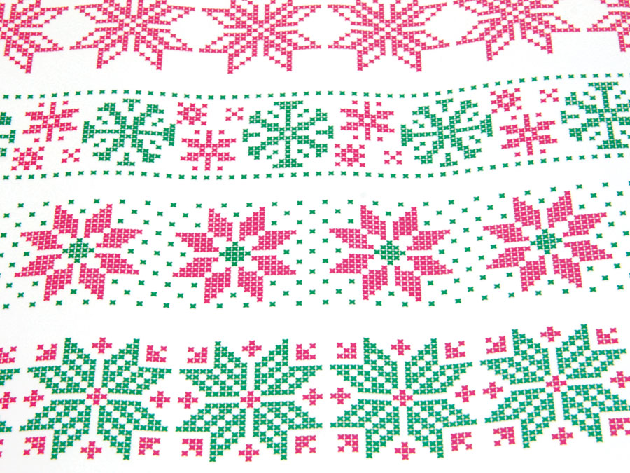 HEYDA Transparentpapier 79494, Sterne rot/grün Transparentpapier HEYDA 79494, Sterne rot/grün