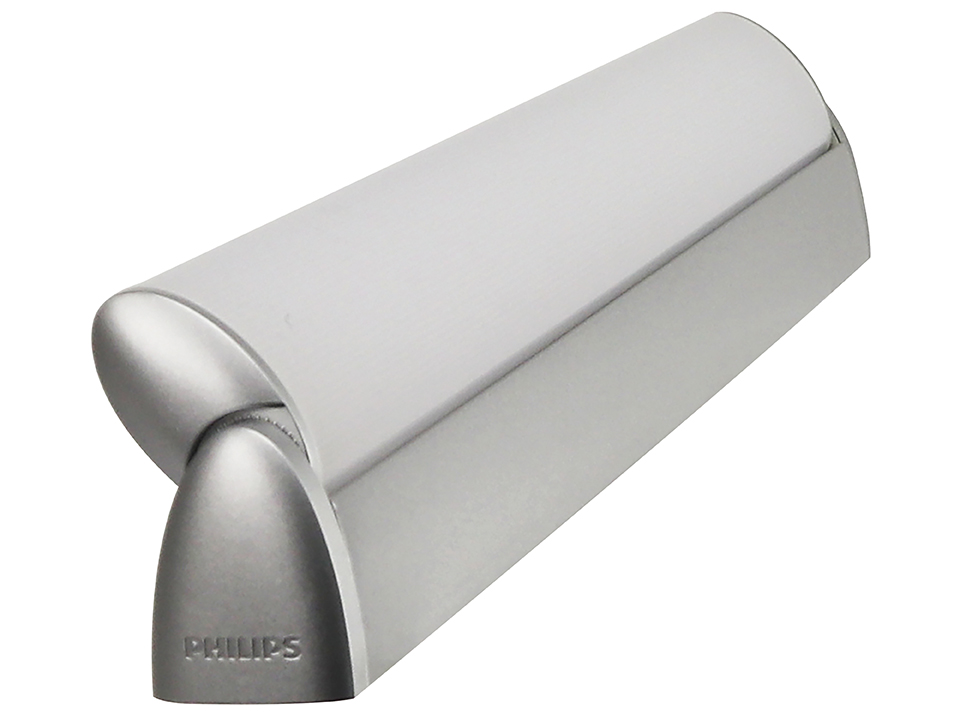 PHILIPS Wandleuchte Lamine, Grau, Aluminium, LED, 3000K, 11 W