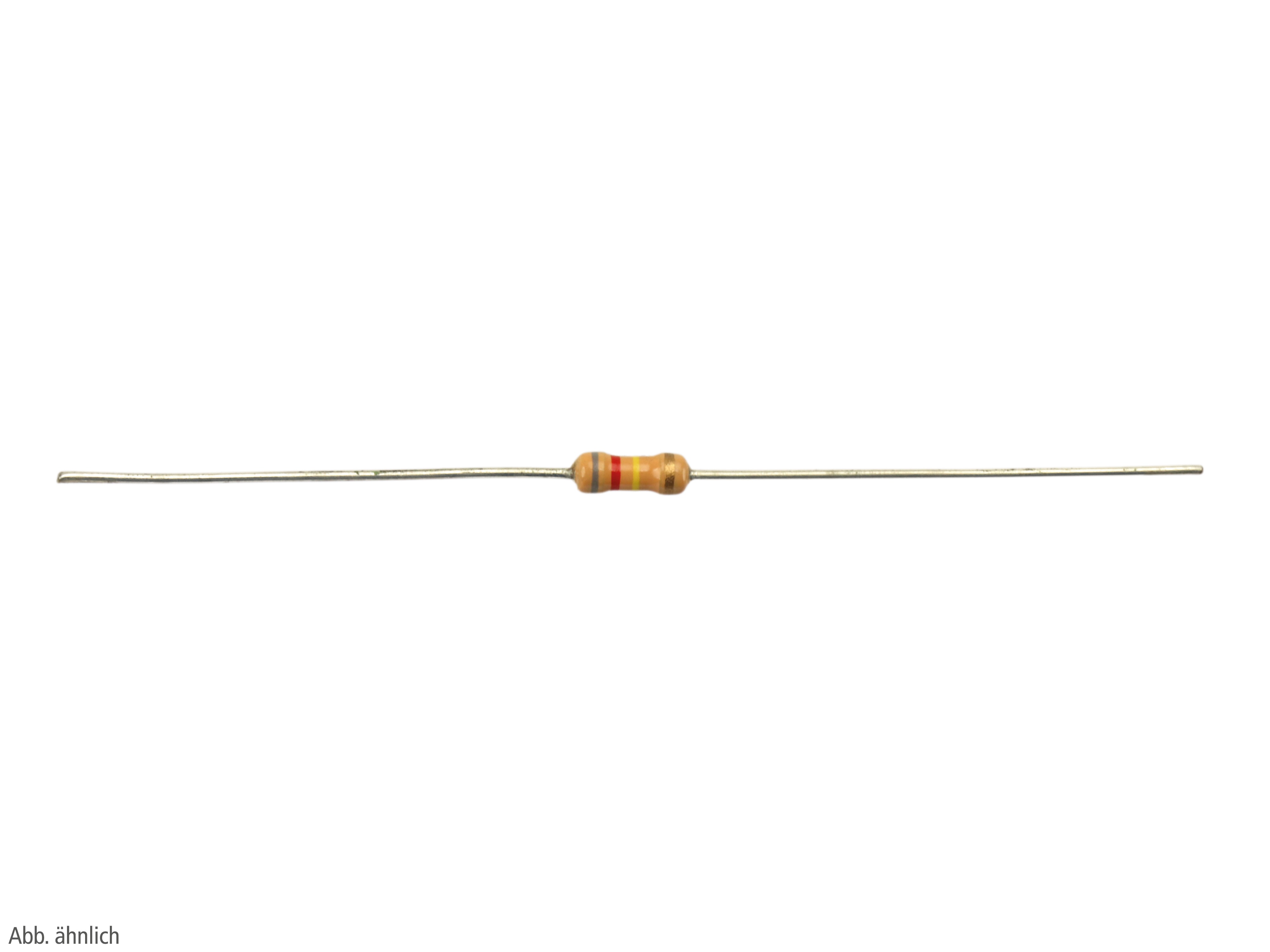 Widerstand, 27Ω, 0,25W, 5%, KS Widerstand, 27Ω, 0,25W, 5%, KS