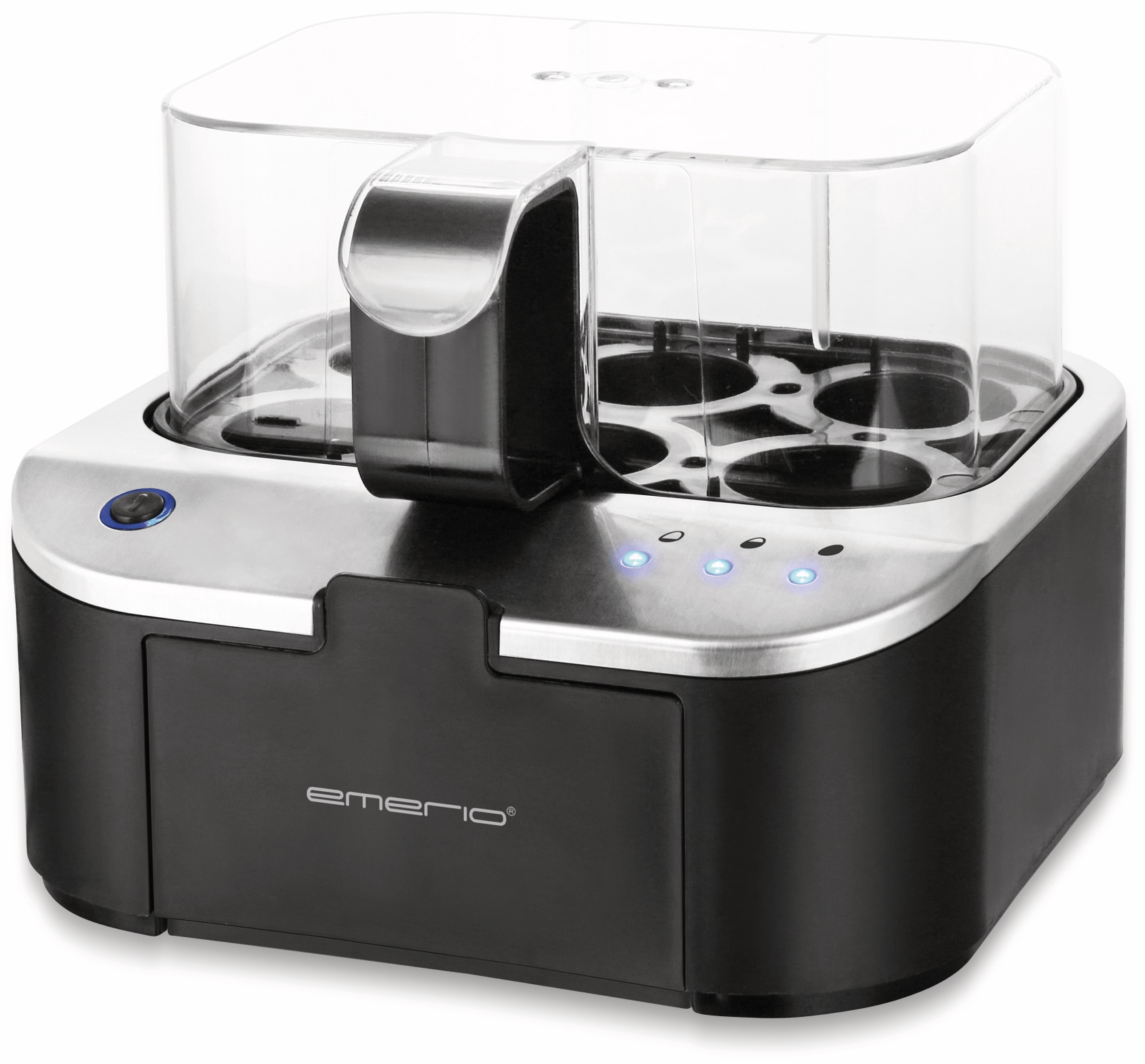 EMERIO Eierkocher EB-123177.1, 6 Eier, 400 Watt, Sprachausgabe, schwarz EMERIO Eierkocher EB-123177.1, 6 Eier, 400 Watt, Sprachausgabe, schwarz