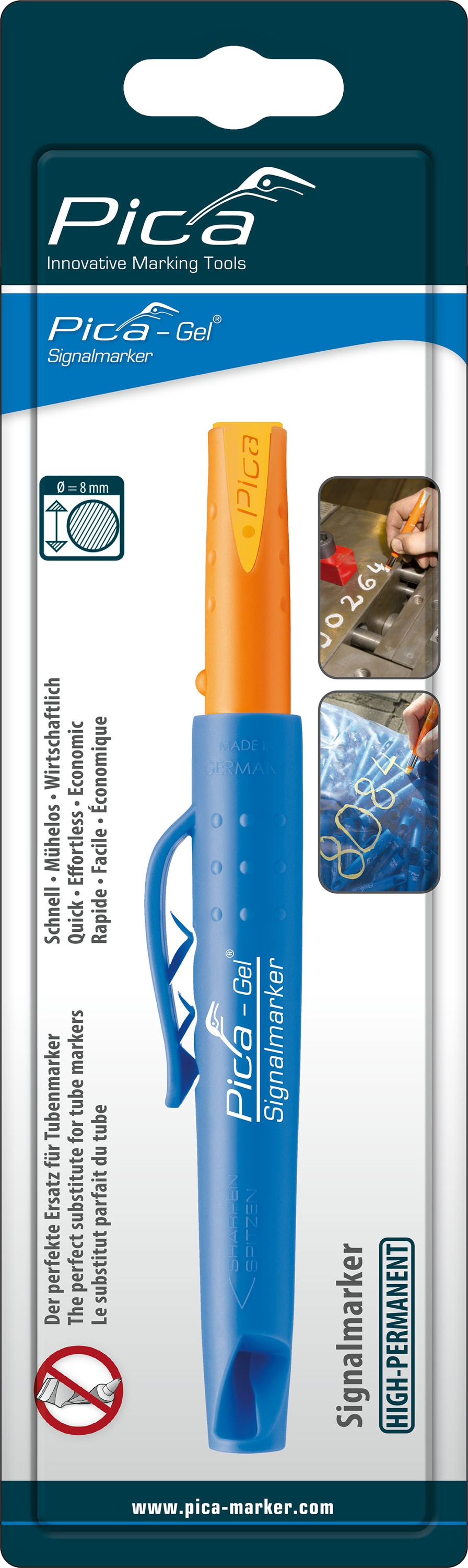PICA Gel Signalmarker, 8084/SB, gelb