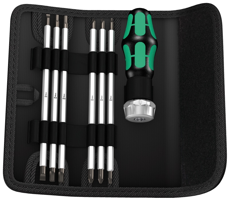 WERA Schraubendreher-Set Kraftform Kompakt Vario RA, 05073665001, 7-teilig WERA Schraubendreher-Set Kraftform Kompakt Vario RA, 05073665001, 7-teilig