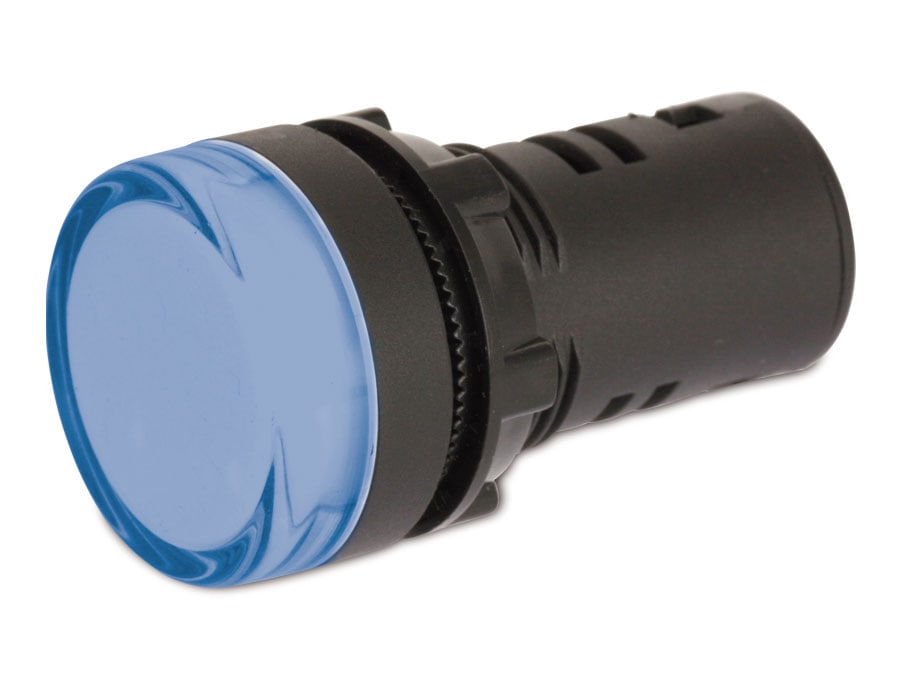 DAYLITE LED-Signalleuchte, Kontrollleuchte LSL-29230B, 230 V, blau DAYLITE LED-Signalleuchte, Kontrollleuchte LSL-29230B, 230 V, blau
