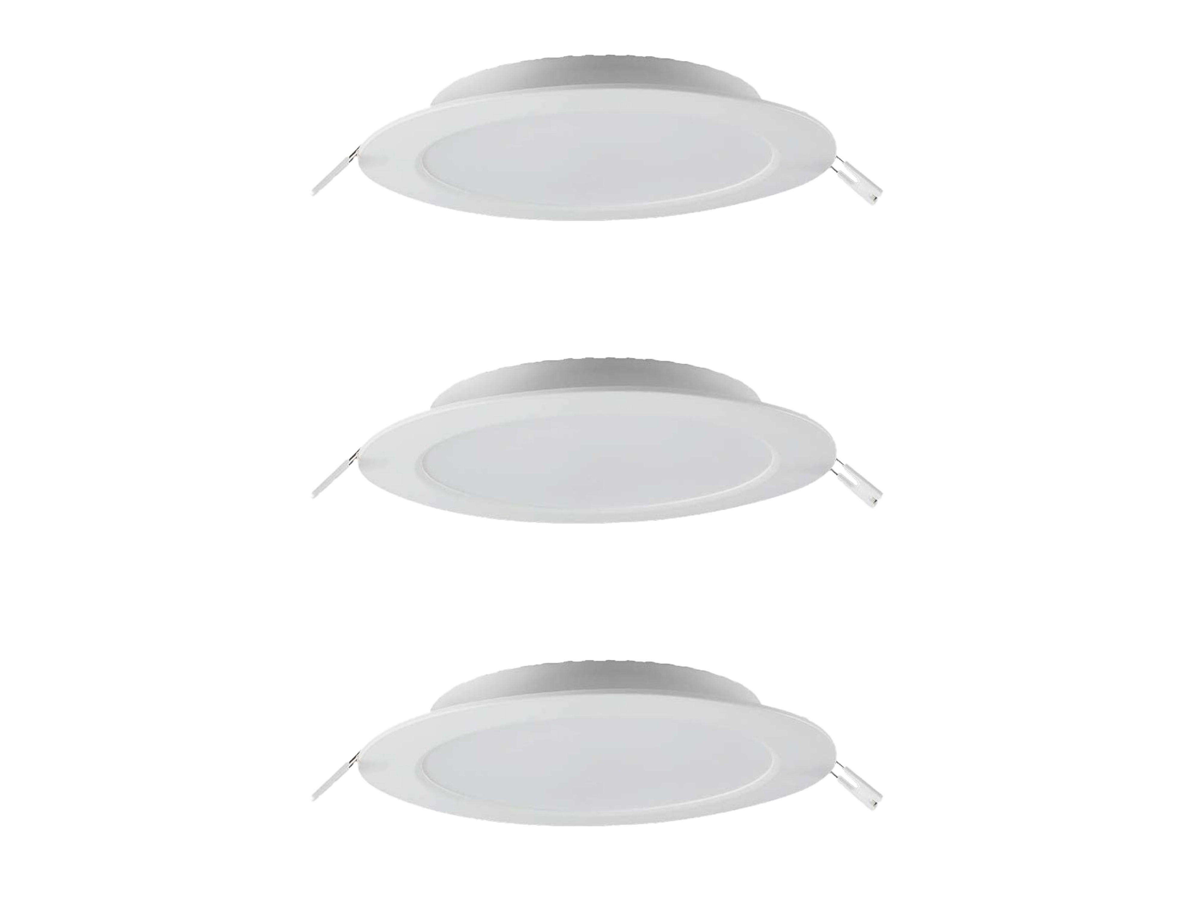 V-TAC LED-Einbauleuchte VT-61006, EEK: E, 6 W, 660 lm, 3000 K, 3 Stück