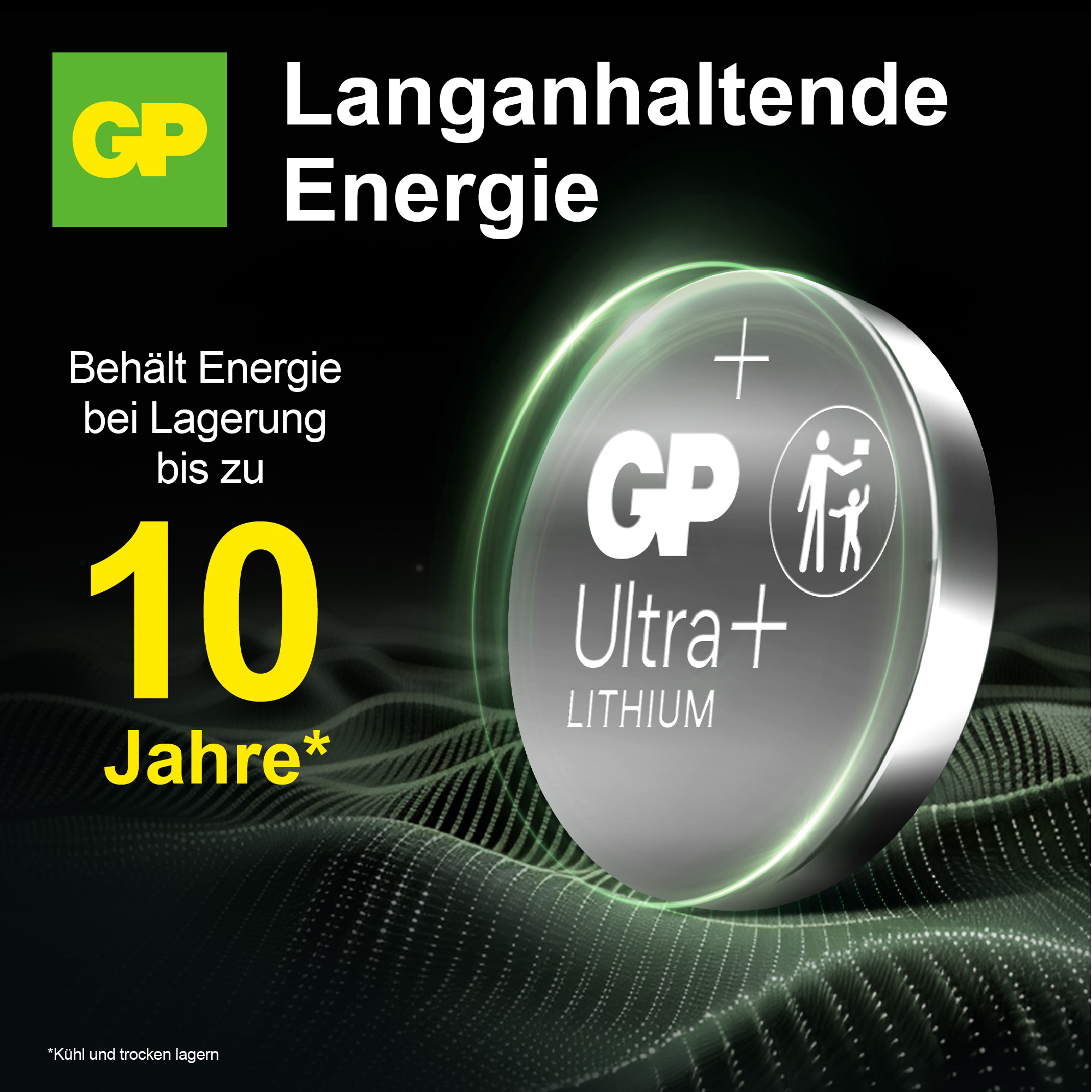 Knopfzelle GP Ultra Plus, CR2450, Lithium, 2 Stück Knopfzelle GP Ultra Plus, CR2450, Lithium, 2 Stück