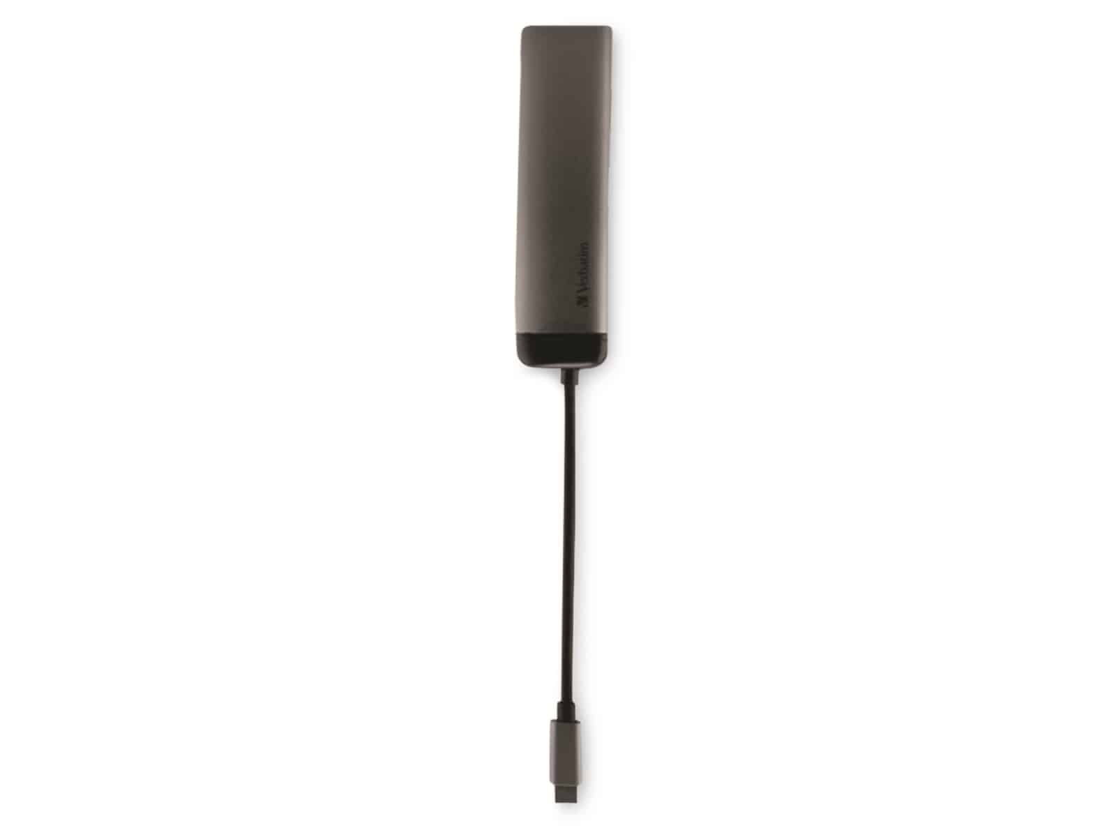 VERBATIM USB-C Hub Mulitport 2x USB3.0, HDMI, Power Charge VERBATIM USB-C Hub Mulitport 2x USB3.0, HDMI, Power Charge