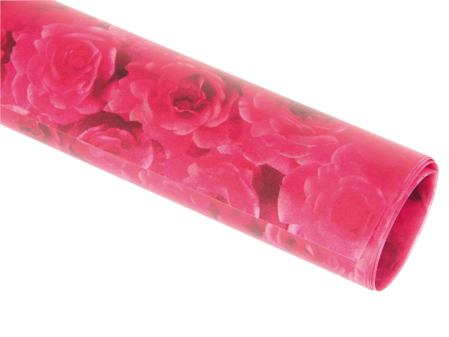 HEYDA Transparentpapier 20-4879452, Rosen rot Transparentpapier HEYDA 20-4879452, Rosen rot