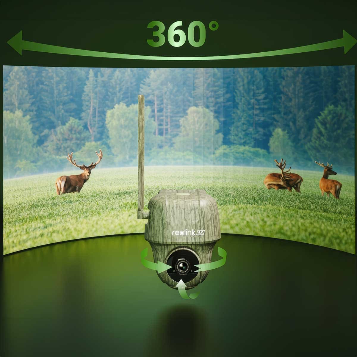 REOLINK Wildkamera Series G450, mit Solarpanel 2, außen REOLINK Überwachungskamera Series G450, mit Solarpanel 2, außen, weiß