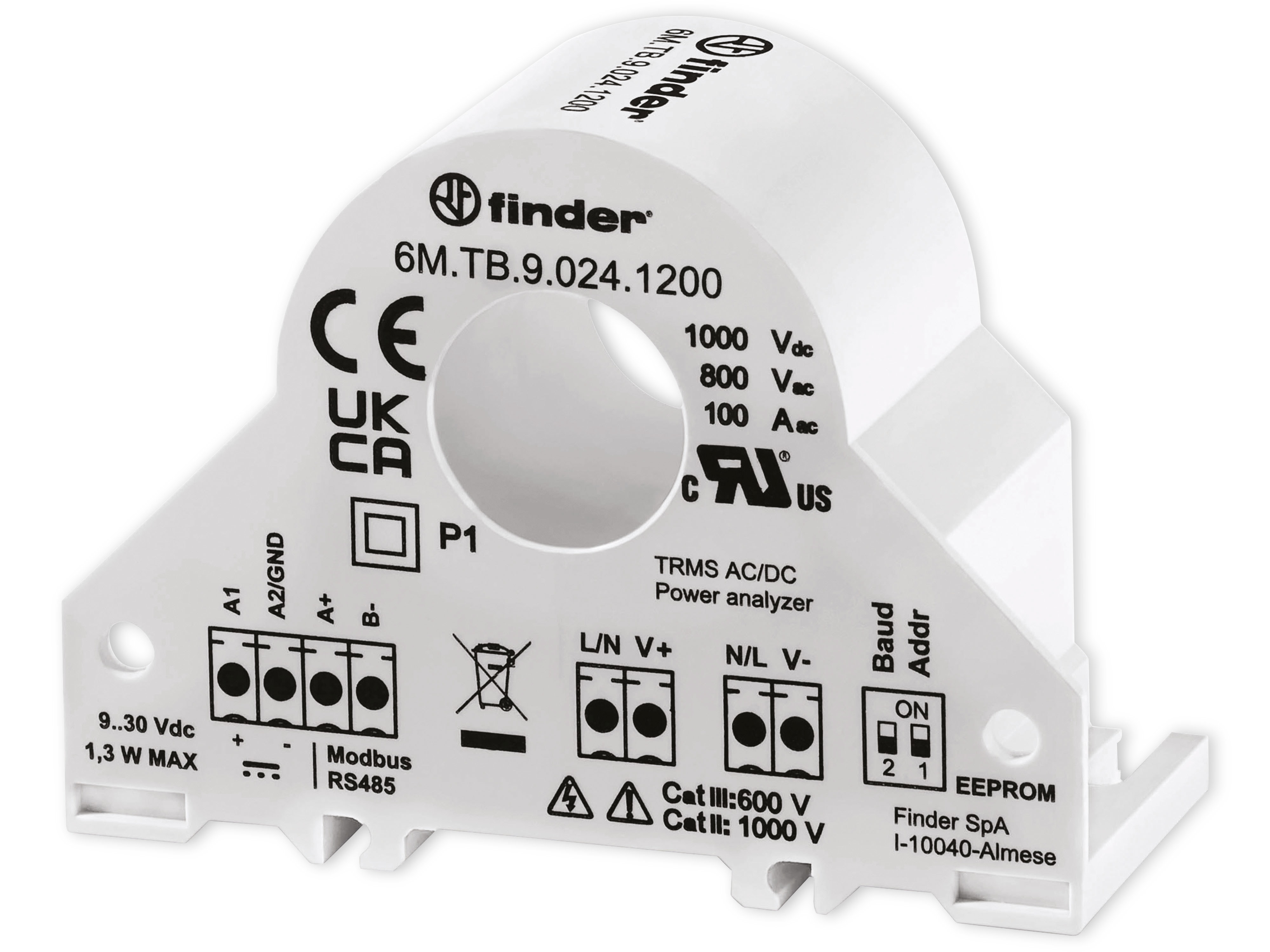 FINDER Messwandler 6M.TB.9.024.1200, 100 A FINDER Messwandler 6M.TB.9.024.1200, 100 A