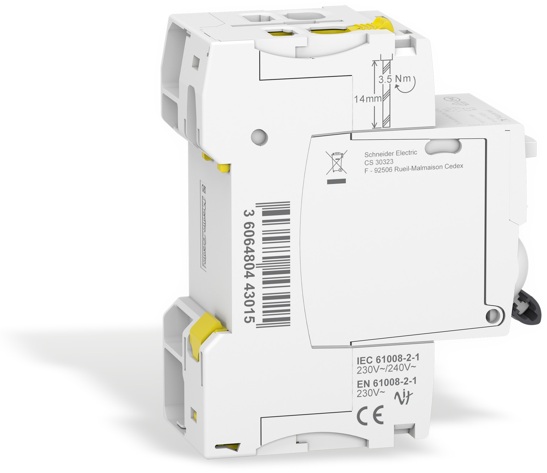 SCHNEIDER ELECTRIC Fehlerstrom-Schutzschalter A9Z21240, 40A SCHNEIDER ELECTRIC Fehlerstrom-Schutzschalter A9Z21240, 40A
