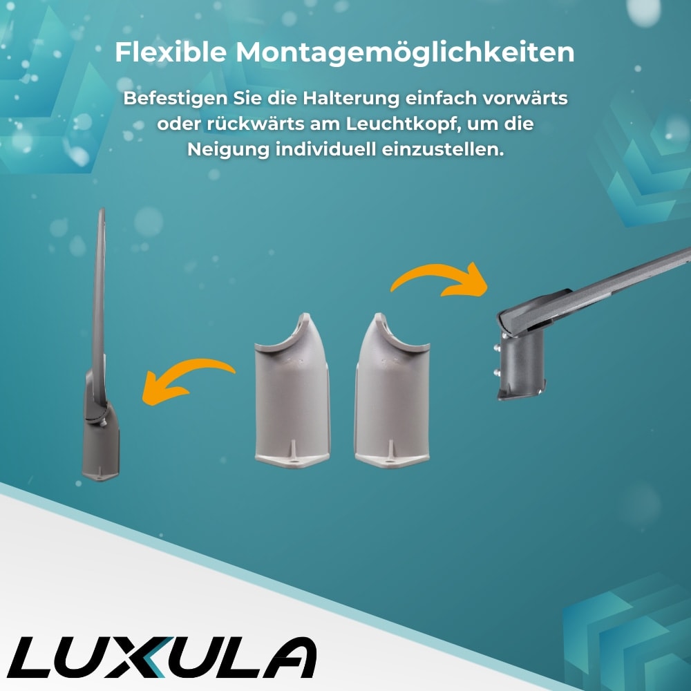 LUXULA LED-Straßenleuchte, EEK: F, 30W, 3000lm, 3000K, IP65, grau LUXULA LED-Straßenleuchte, EEK: F, 30W, 3000lm, 3000K, IP65, grau