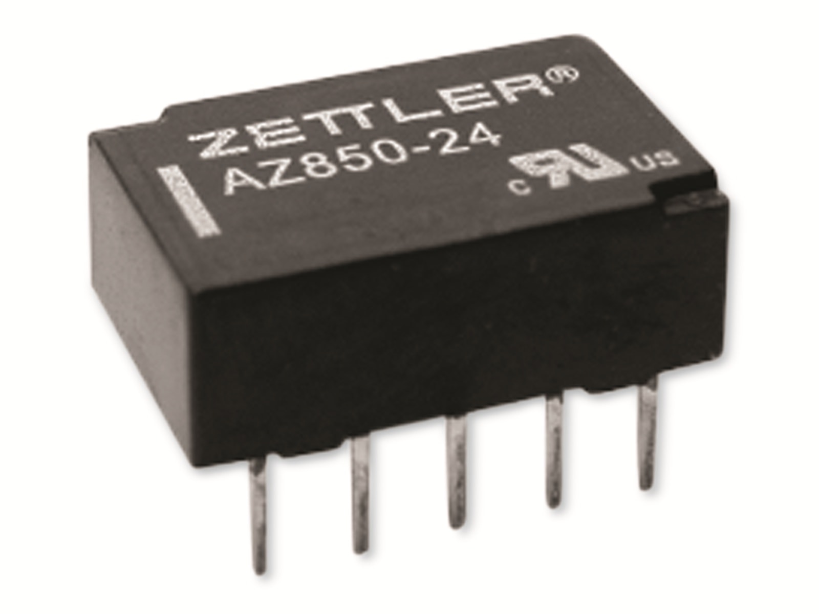 ZETTLER Printrelais, AZ850-5, 5V, 2 Wechsler, 220V/DC, THT ZETTLER Printrelais, AZ850-5, 5V, 2 Wechsler, 220V/DC, THT