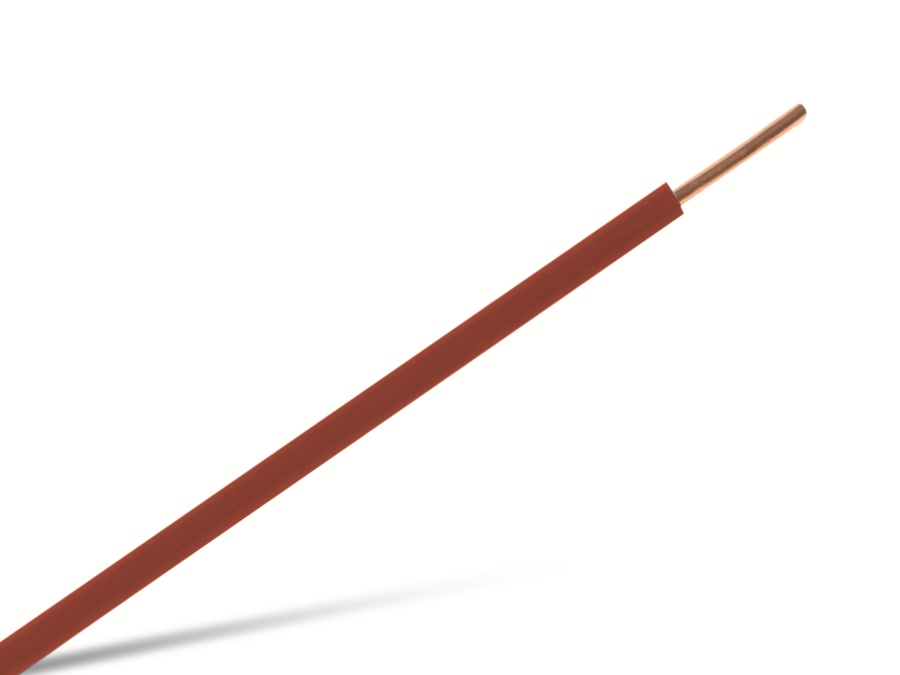 Installationslitze H05V-K, 0,5 mm², 100 m, rot Installationslitze H05V-K, 0,5 mm², 100 m, rot
