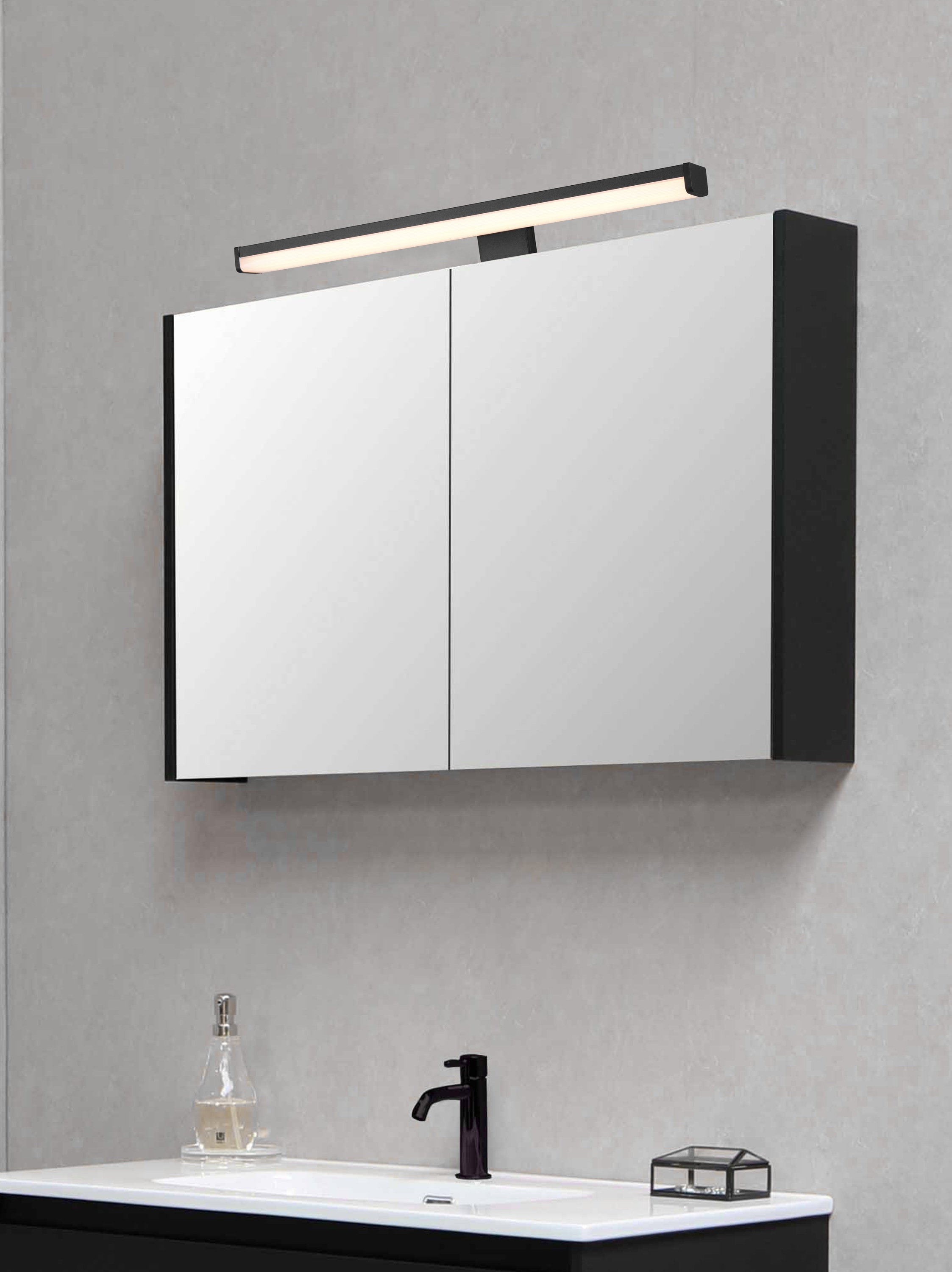 TRIO LED-Wandleuchte Lino 284114032, schwarz, 7,4W, 900 lm, 3000 K TRIO LED-Wandleuchte Lino 284114032, schwarz, 7,4W, 900 lm, 3000 K