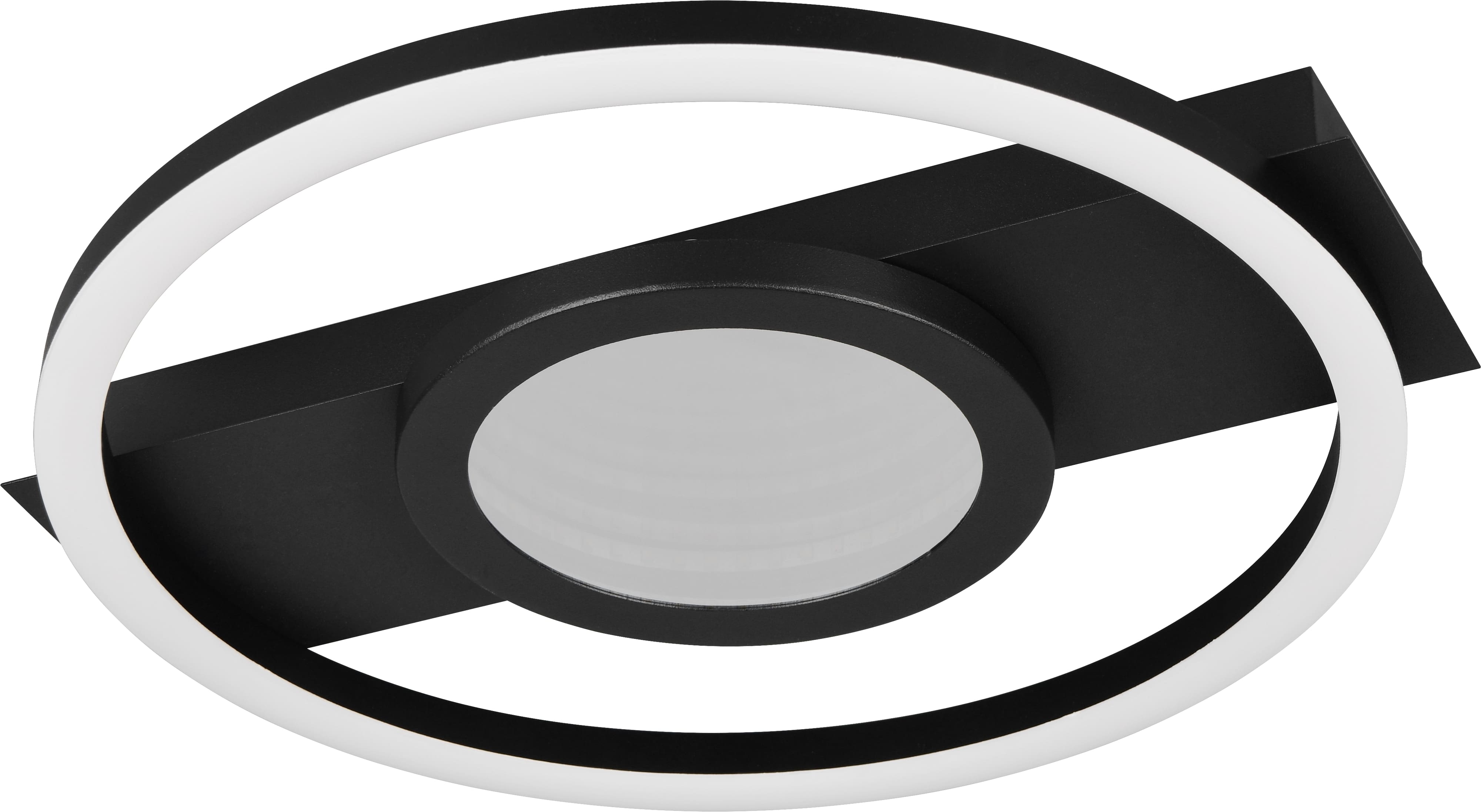 REALITY LED-Deckenleuchte WHEELER, R64801132, 16W, 2000lm, 3000K, schwarz REALITY LED-Deckenleuchte WHEELER, R64801132, 16W, 2000lm, 3000K, schwarz