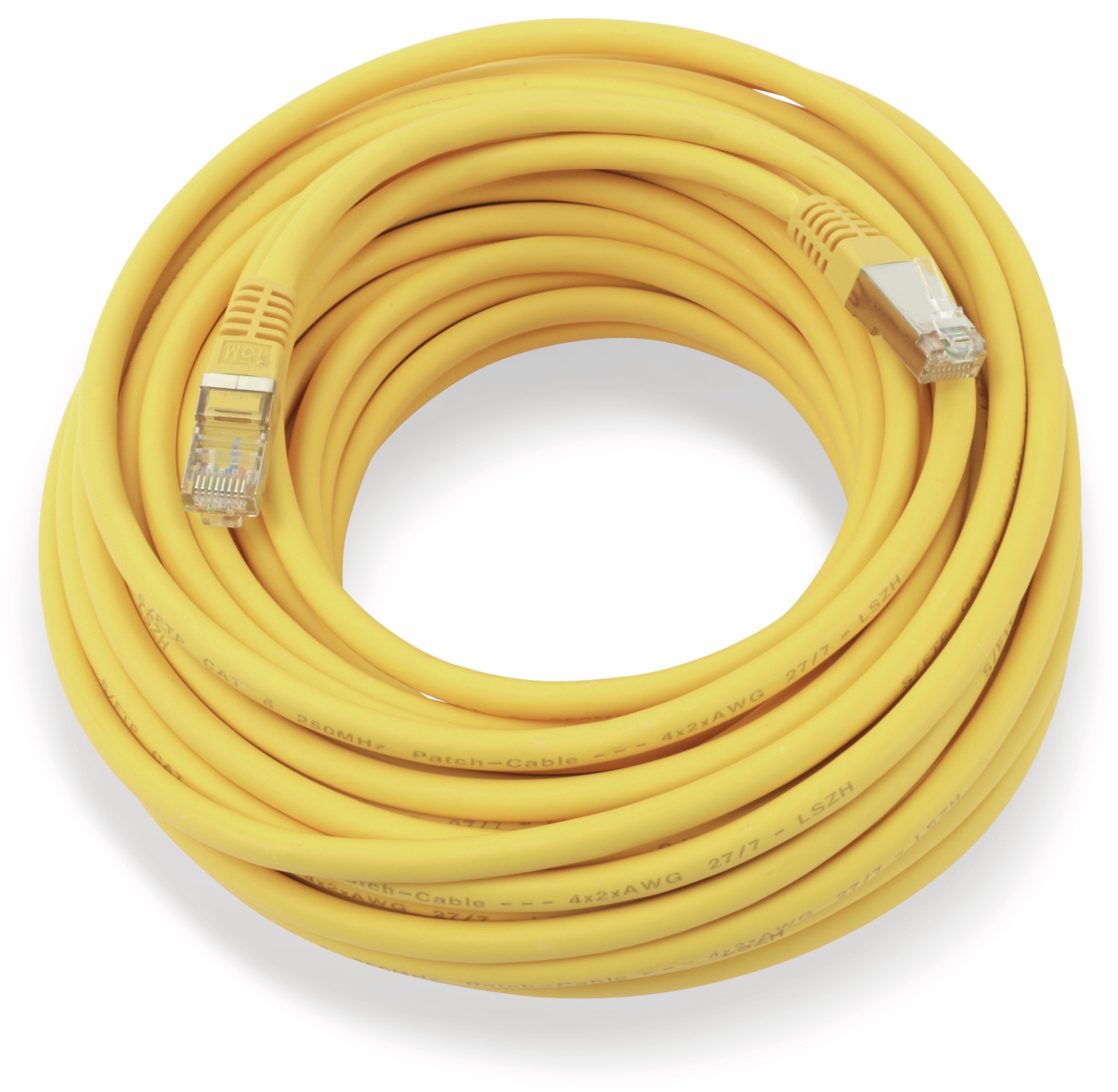 S-IMPULS CAT.6 Patchkabel, 15 m, gelb, S-FTP, PIMF S-IMPULS CAT.6 Patchkabel, 15 m, gelb, S-FTP, PIMF