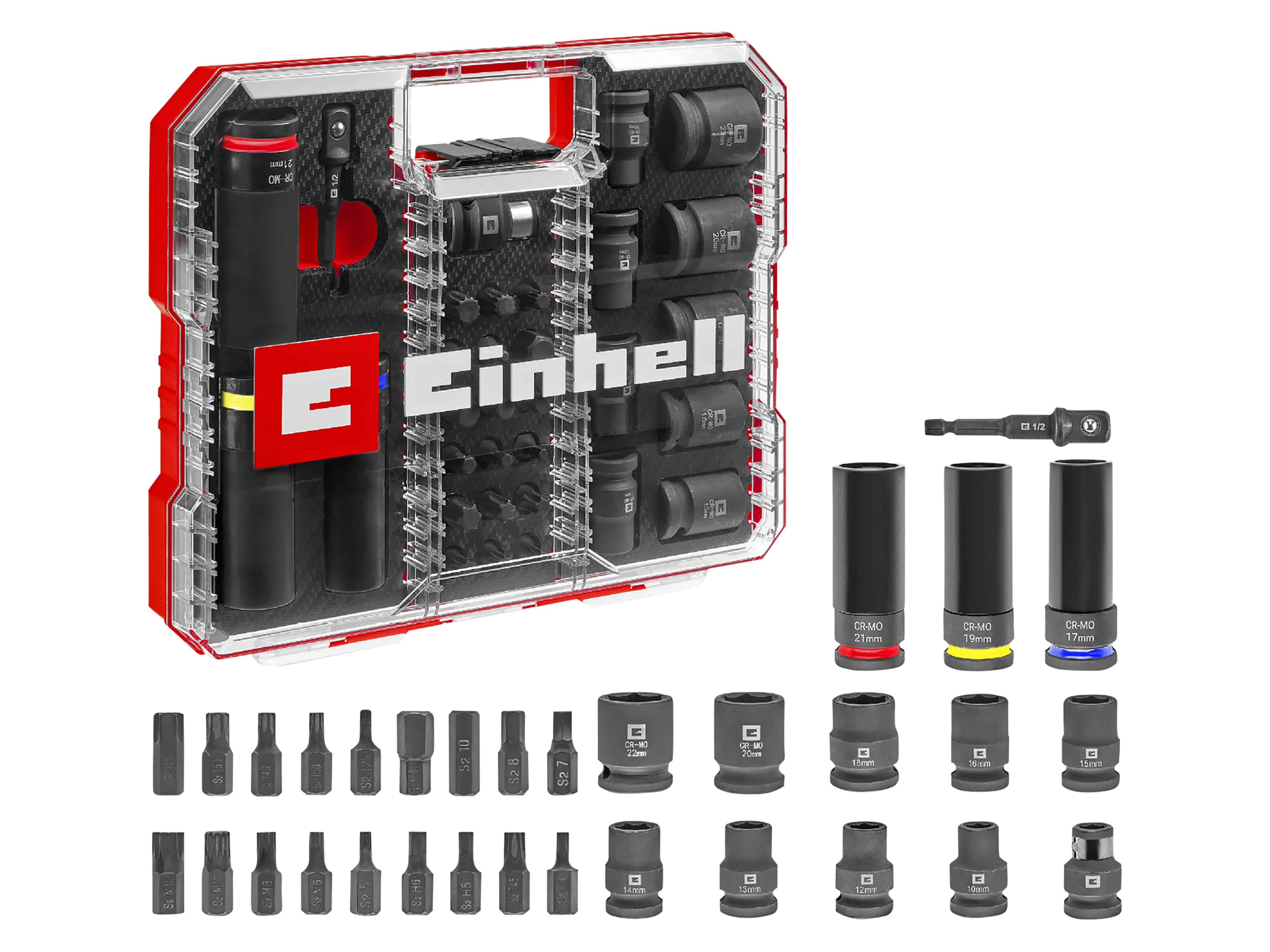 EINHELL Impact Stecknuss-Set, 109288, 32-teilig EINHELL Impact Stecknuss-Set, 109288, 32-teilig