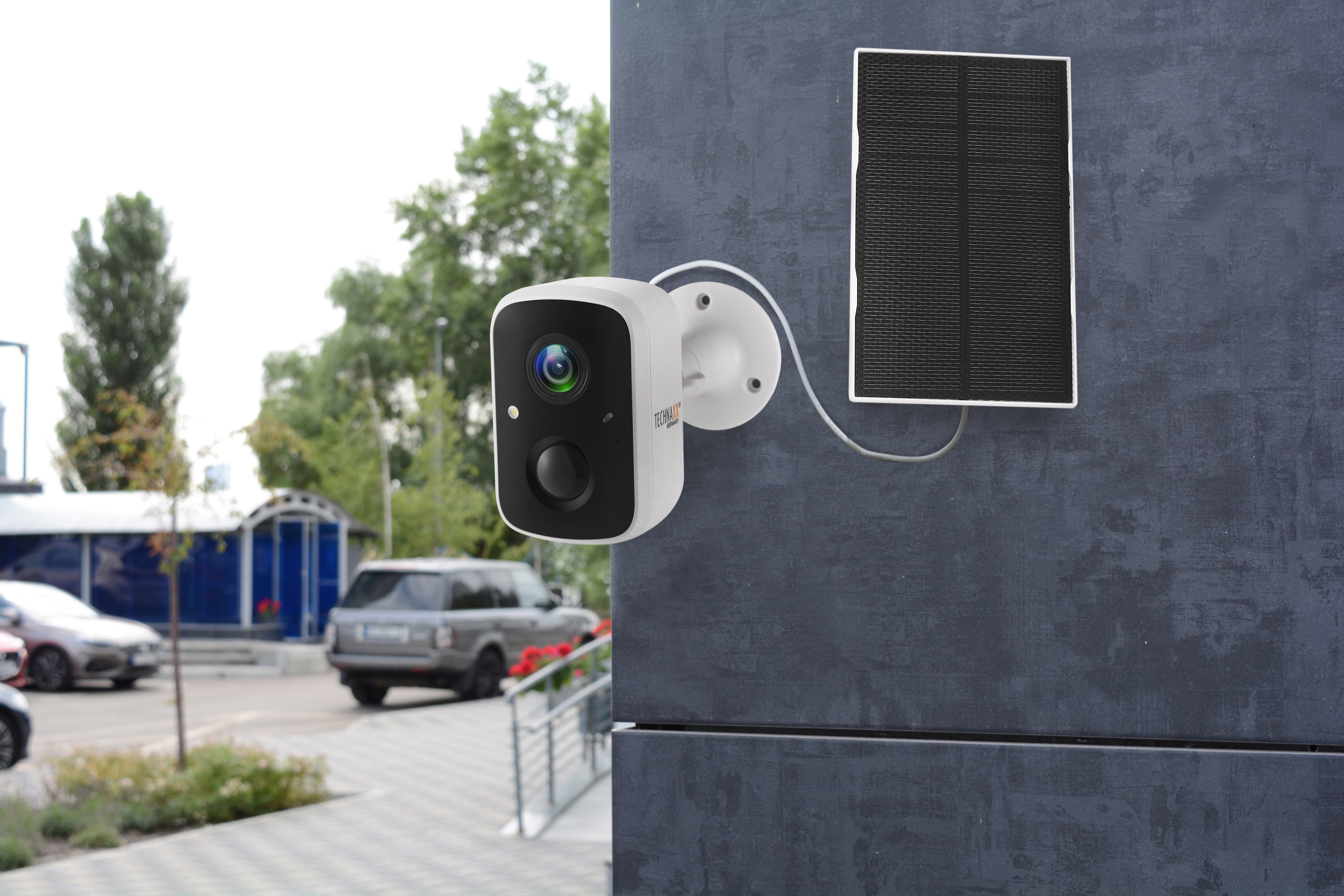TECHNAXX Solar Outdoor IP-Kamera TX-24, weiß TECHNAXX Solar Outdoor IP-Kamera TX-24, weiß