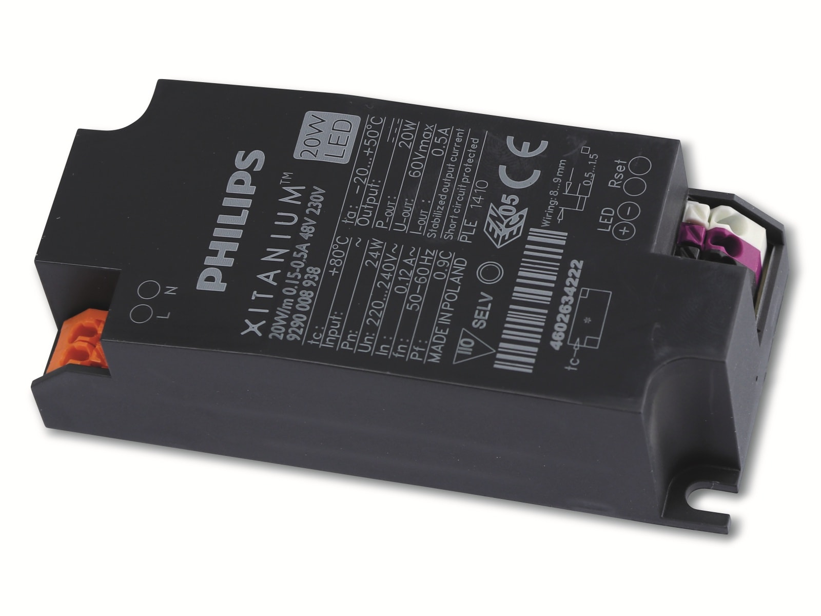 PHILIPS Schaltnetzteil, XITANIUM, 500 mA PHILIPS Schaltnetzteil, XITANIUM, 500 mA