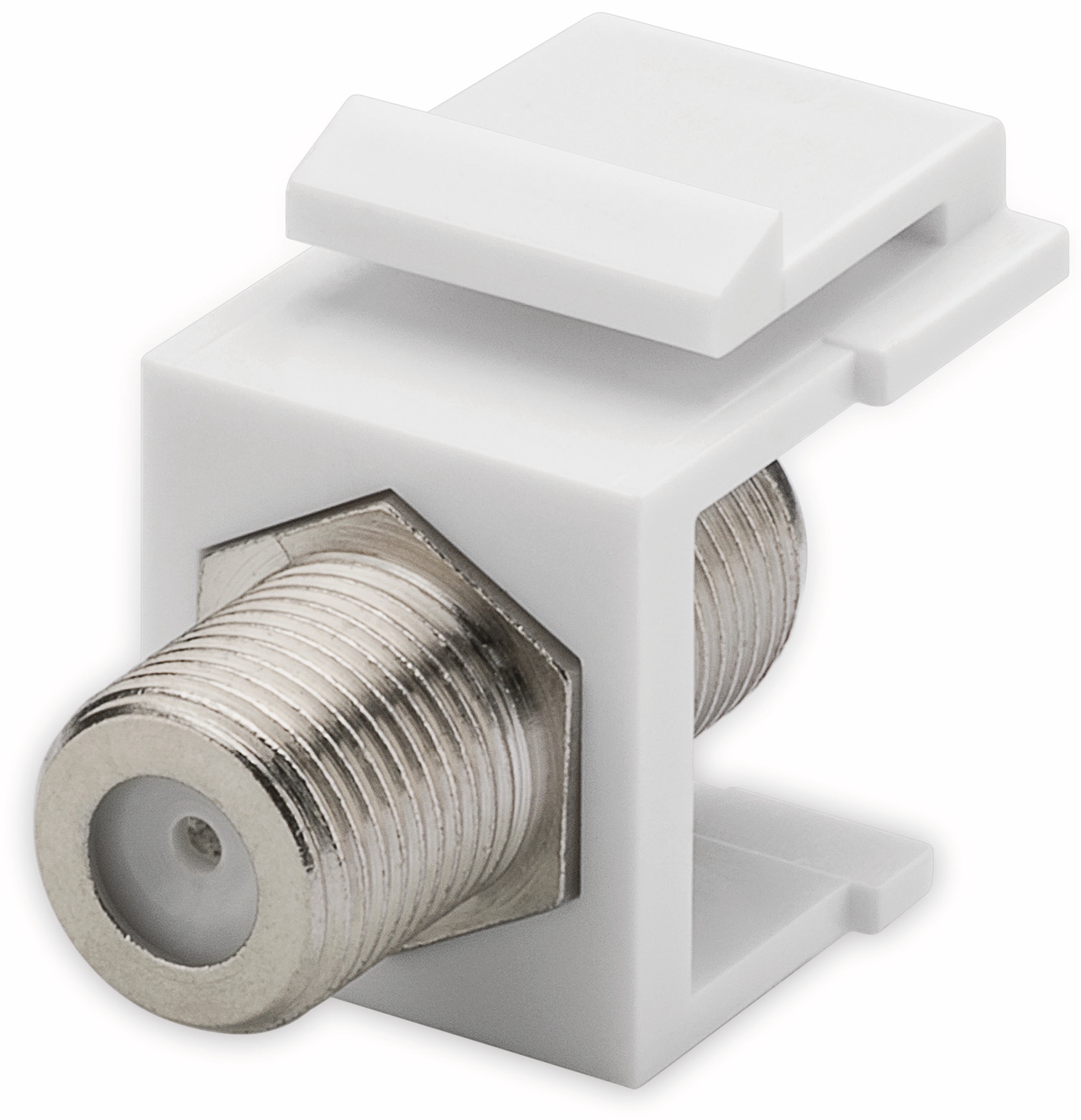 GOOBAY Einbau-Modul 79474. F-Kupplung, weiß GOOBAY Einbau-Modul 79474. F-Kupplung, weiß