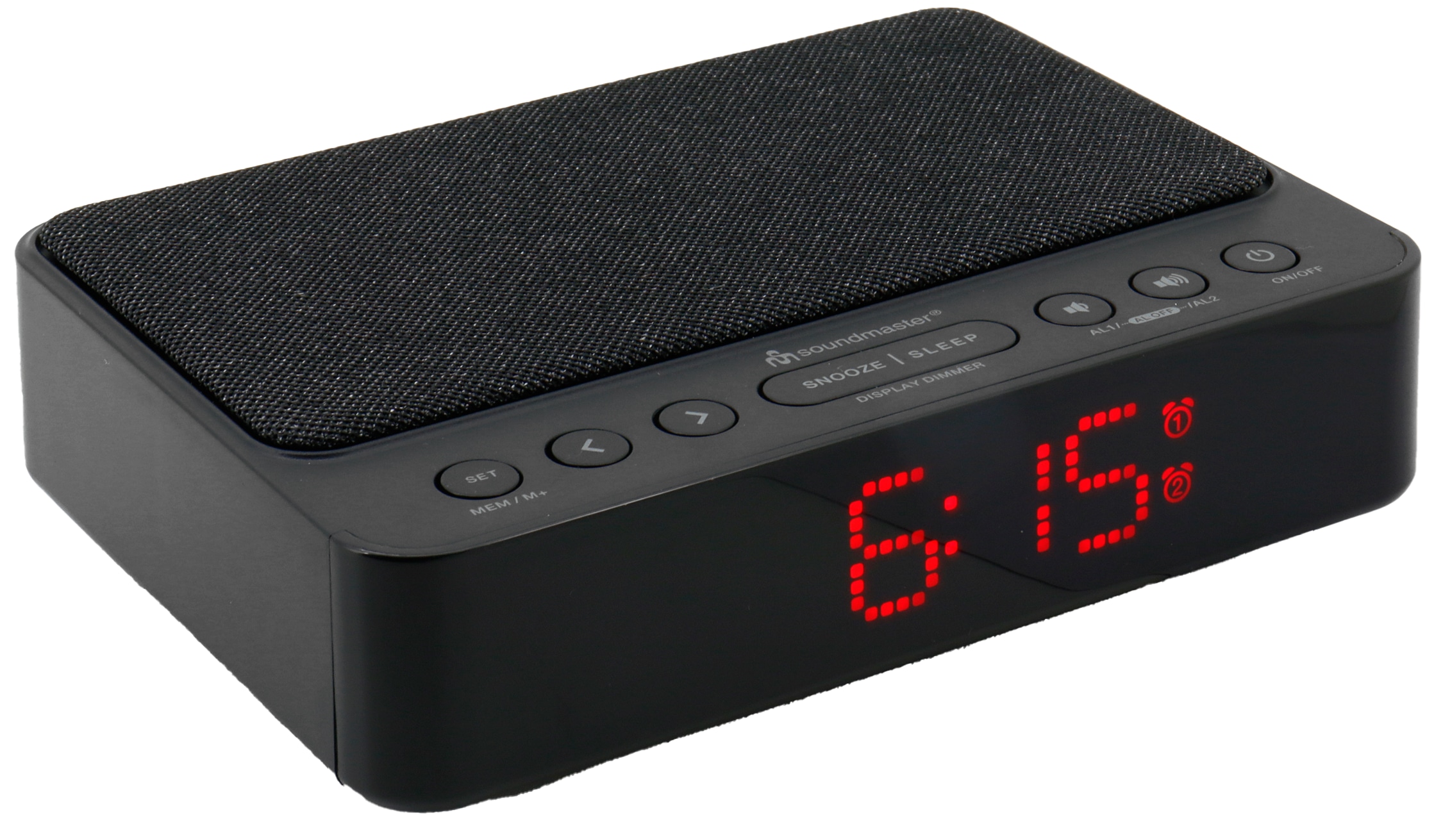 SOUNDMASTER HIGHLINE UKW-PLL Uhrenradio UR124SW, mit kabelloser Ladefunktion SOUNDMASTER UKW-PLL Uhrenradio UR124SW, mit kabelloser Ladefunktion