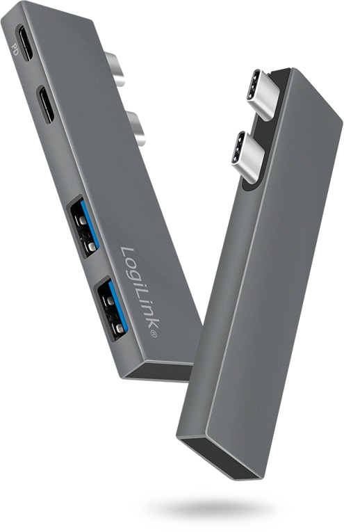 LOGILINK USB 3.2 Dockingstation UA0399, Gen2x2, 4-Port, PD, silber LOGILINK USB 3.2 Dockingstation UA0399, Gen2x2, 4-Port, PD, silber
