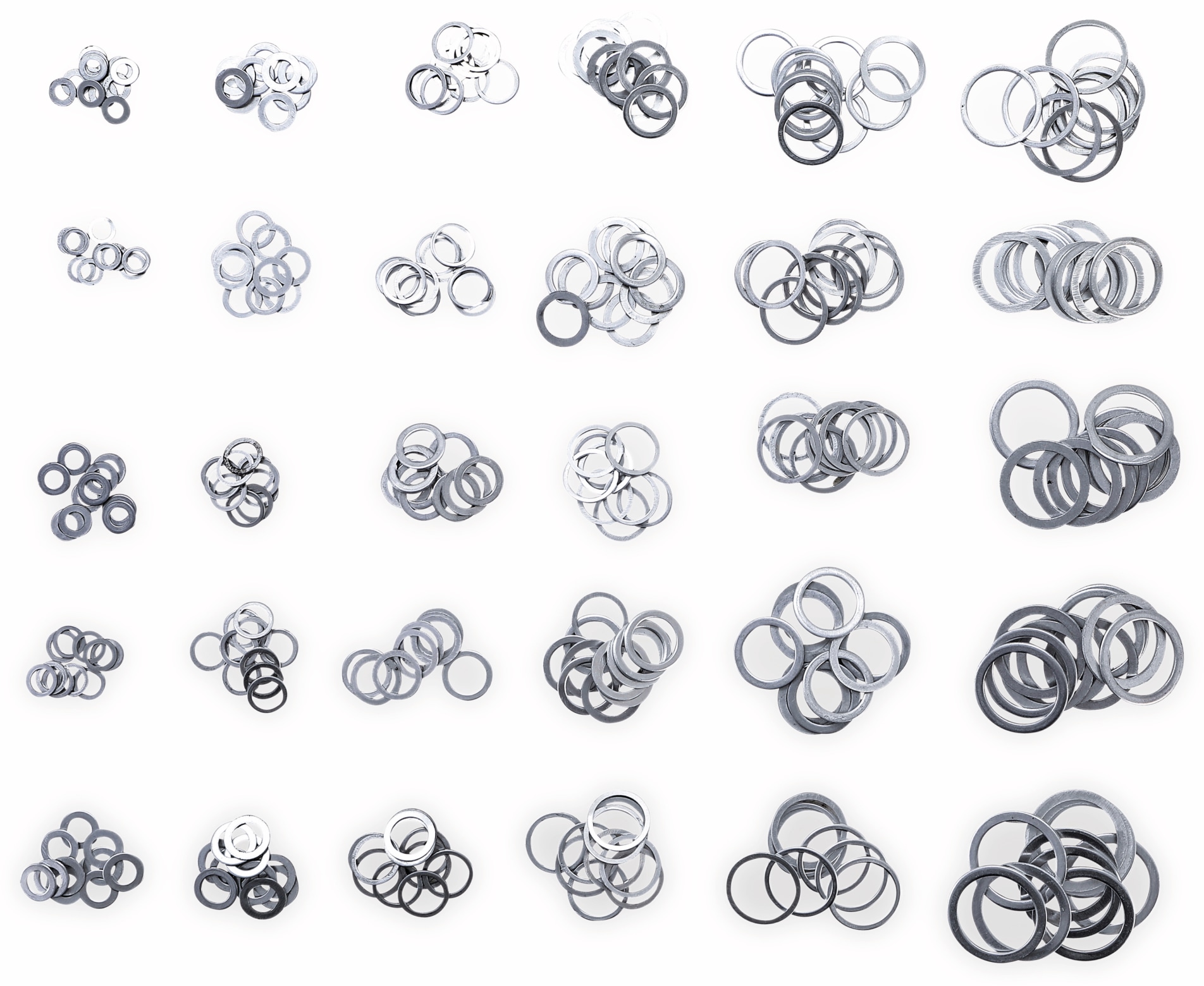 BGS TECHNIC Sort. Dichtring, 8143, Aluminium, 300-tlg BGS TECHNIC Sort. Dichtring, 8143, Aluminium, 300-tlg