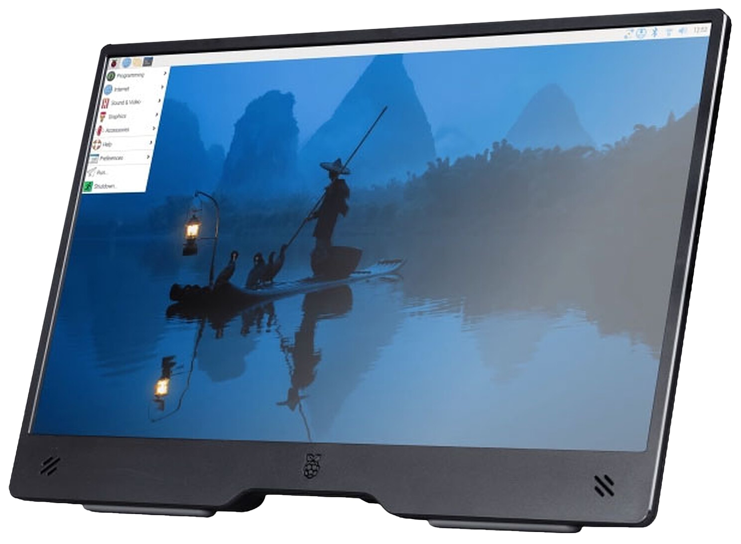 RASPBERRY PI-Monitor Full-HD, schwarz/grau, SC1228 RASPBERRY PI-Monitor Full-HD, schwarz/grau, SC1228