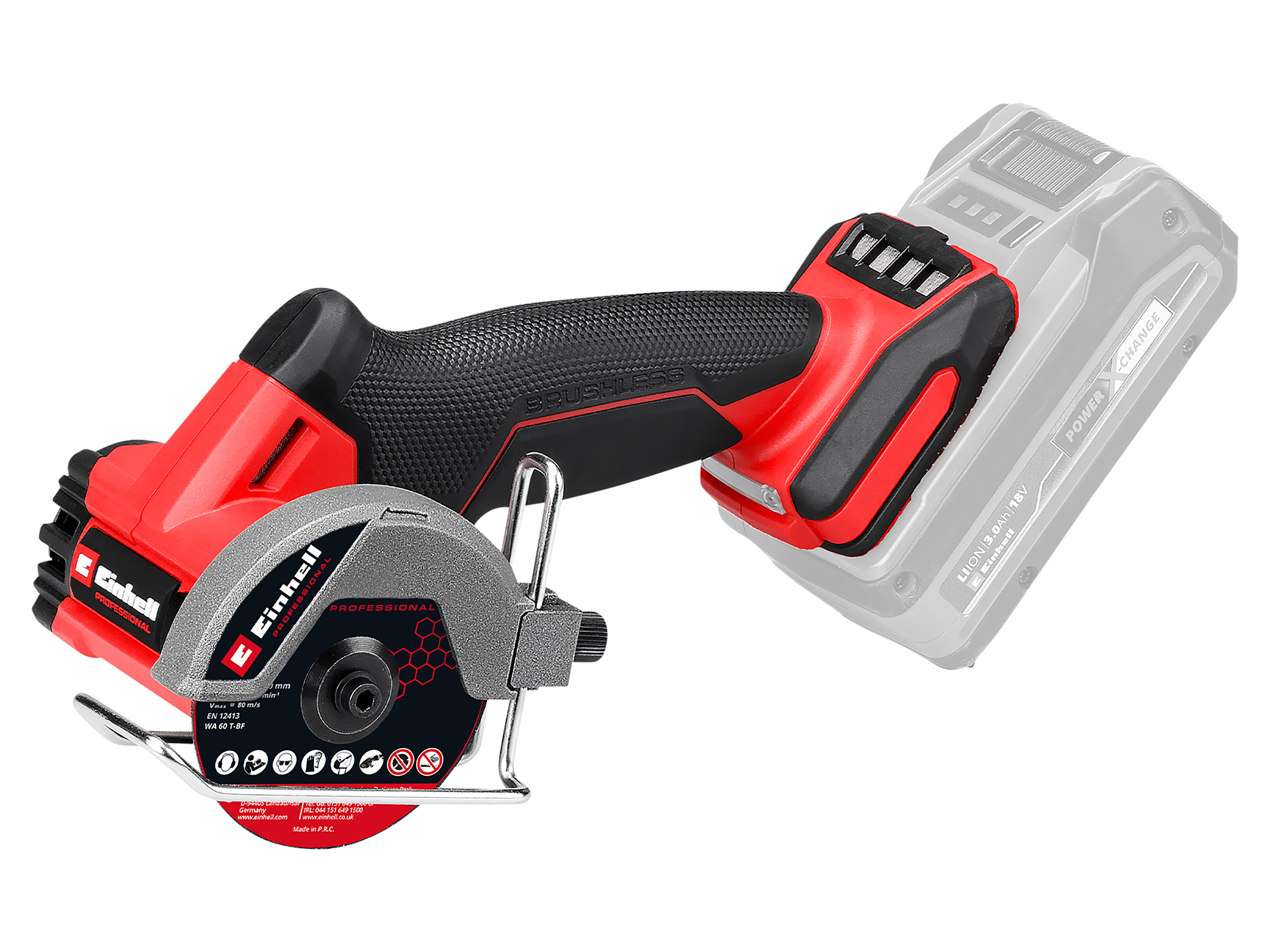 EINHELL PROFESSIONAL Akku-Trennschleifer TP-CO, 18/76-C Li BL - Solo, 4432000 EINHELL PROFESSIONAL Akku-Trennschleifer TP-CO, 18/76-C Li BL - Solo, 4432000
